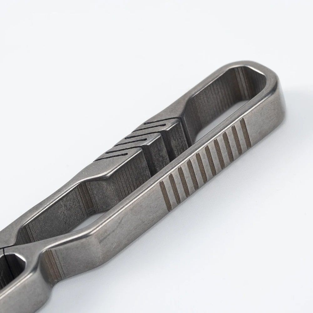 Other Titanium Waist Belt Buckle Key Ring EDC Keychain Small Size Size ONE SIZE - 4 Thumbnail