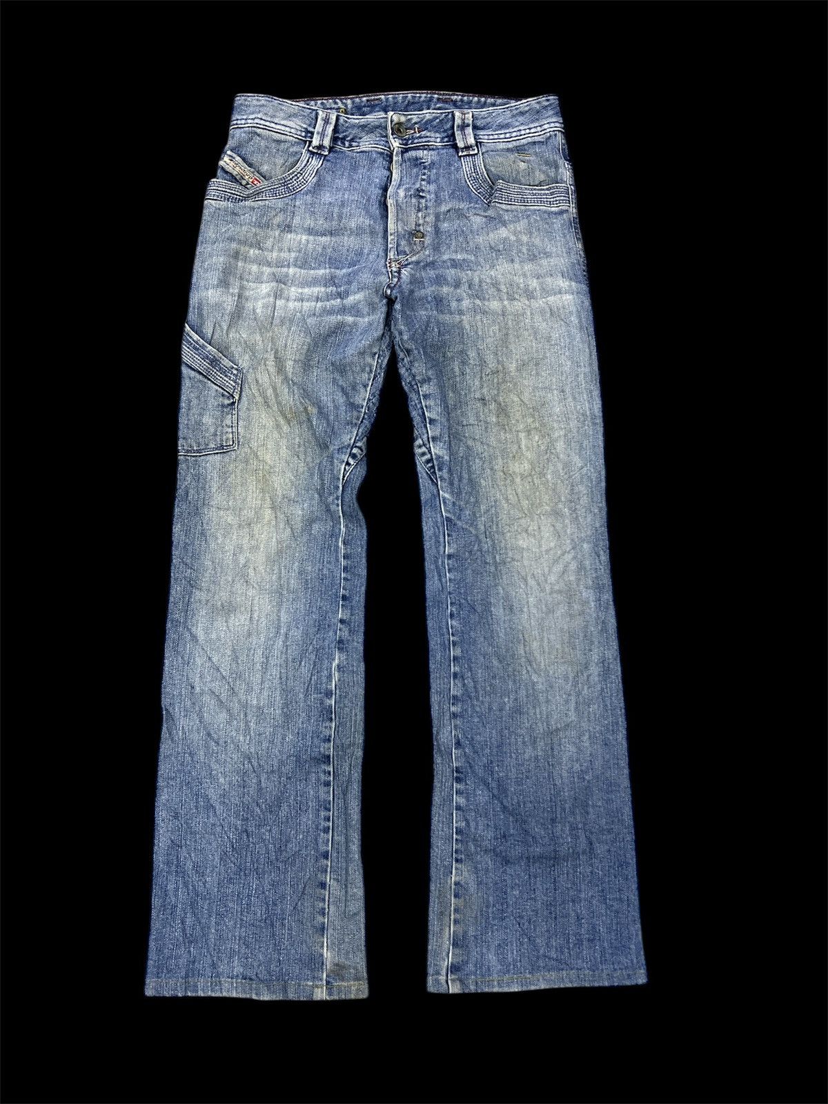 Designer × Diesel × Japanese Brand DIESEL DISTRESSED DENIM PANT Size US 28 / EU 44 - 1 Thumbnail