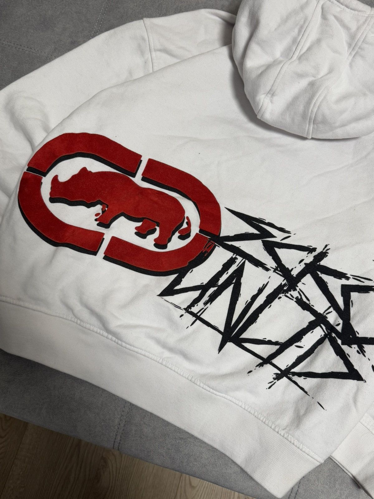 Ecko Unltd. × Vintage Vintage Ecko Unltd MMA big logo Y2K box fit hoodie XL Size US XL / EU 56 / 4 - 12 Thumbnail