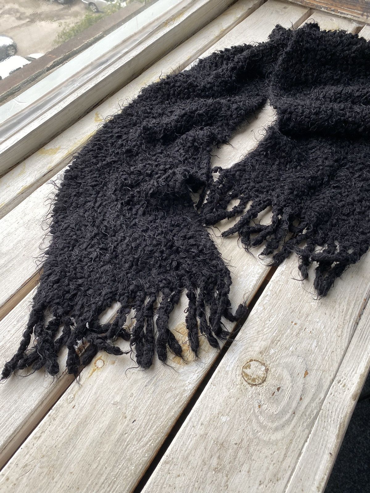 Japanese Brand × Vintage japanese fuzzy mohair scarf vintage y2k Size ONE SIZE - 1 Thumbnail