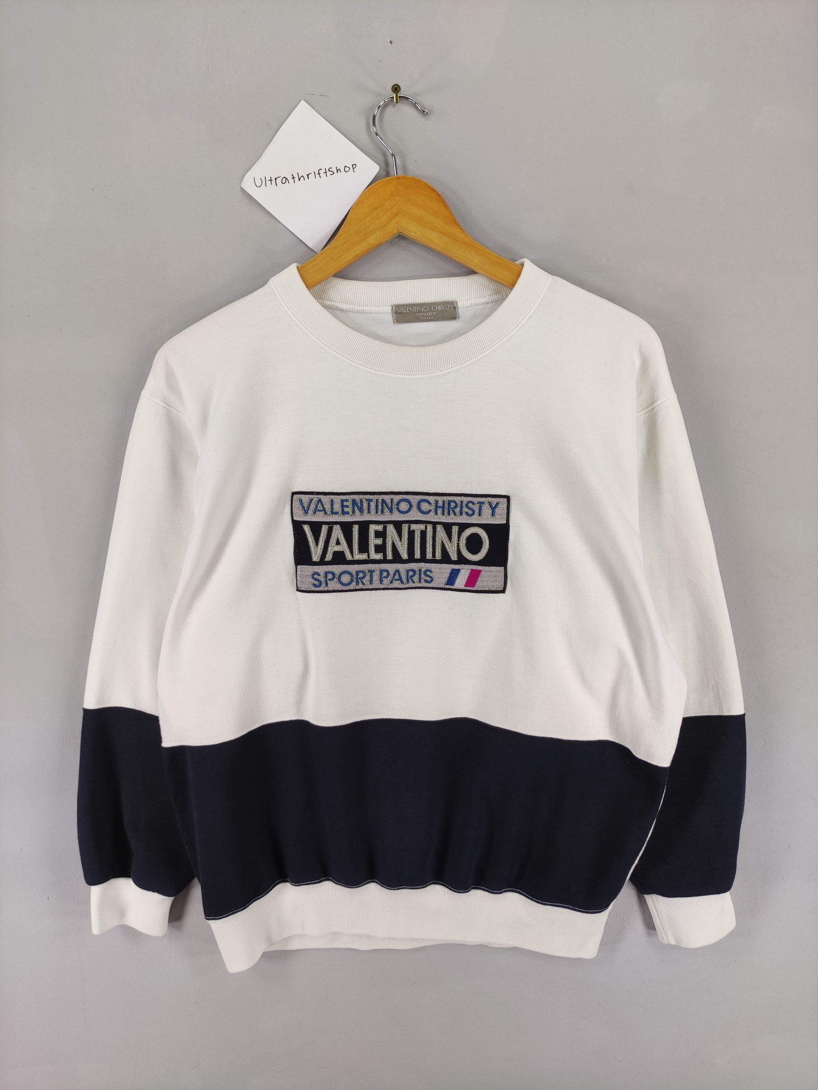 Valentino Vintage Valentino Christy Sweatshirt Big Logo Size US M / EU 48-50 / 2 - 1 Thumbnail