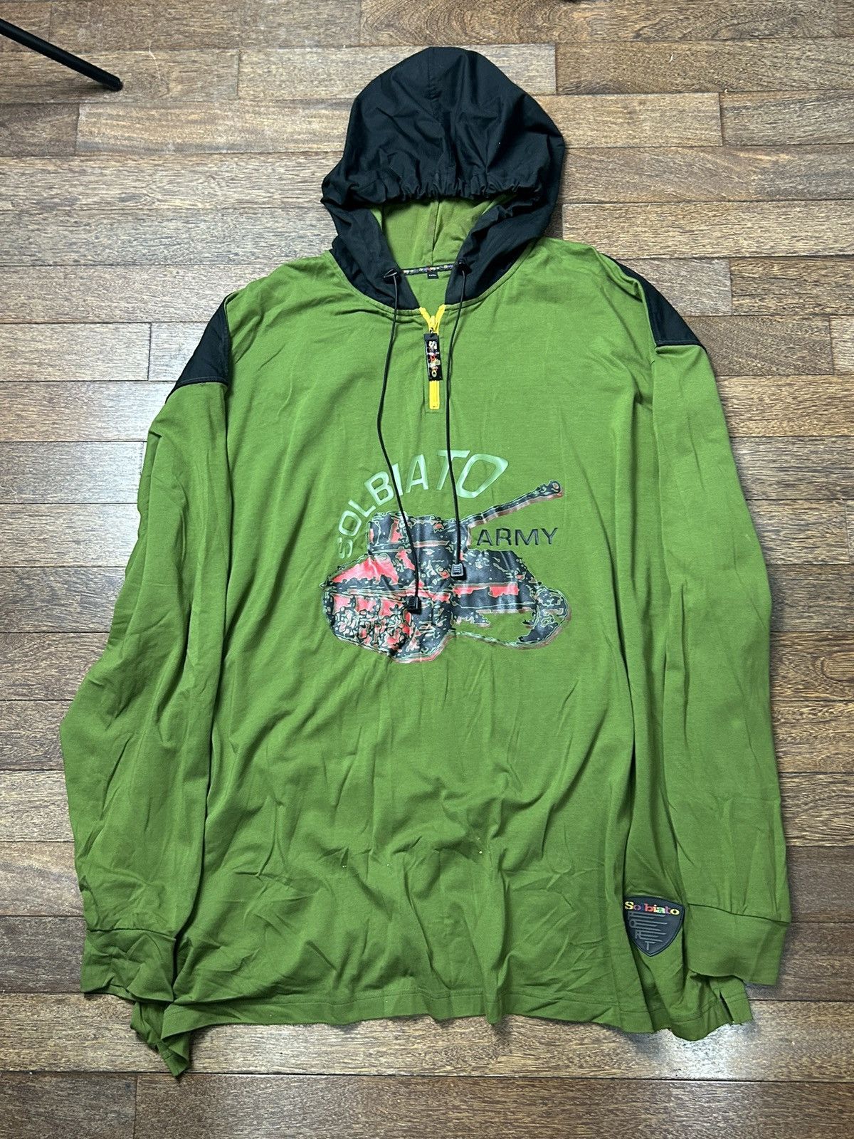 Le Grande Bleu (L.G.B.) Early Solbiato Sport Warrior of Fashion Army Jacket Size US XXL / EU 58 / 5 - 1 Thumbnail
