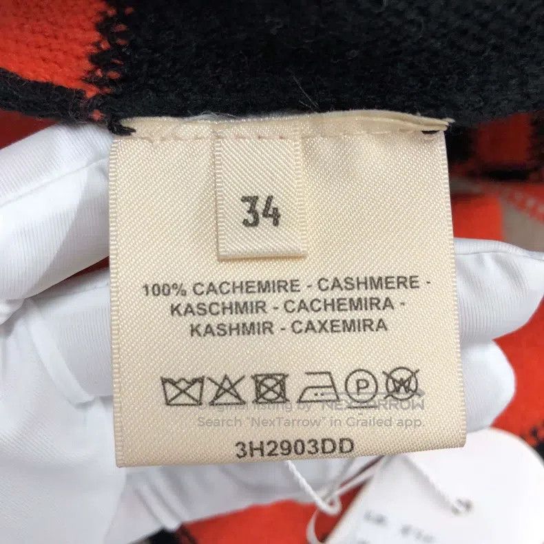 Hermes Hermes Women's Cashmere Knit Sweater in Black, Orange, and Size XS / US 0-2 / IT 36-38 - 4 Thumbnail