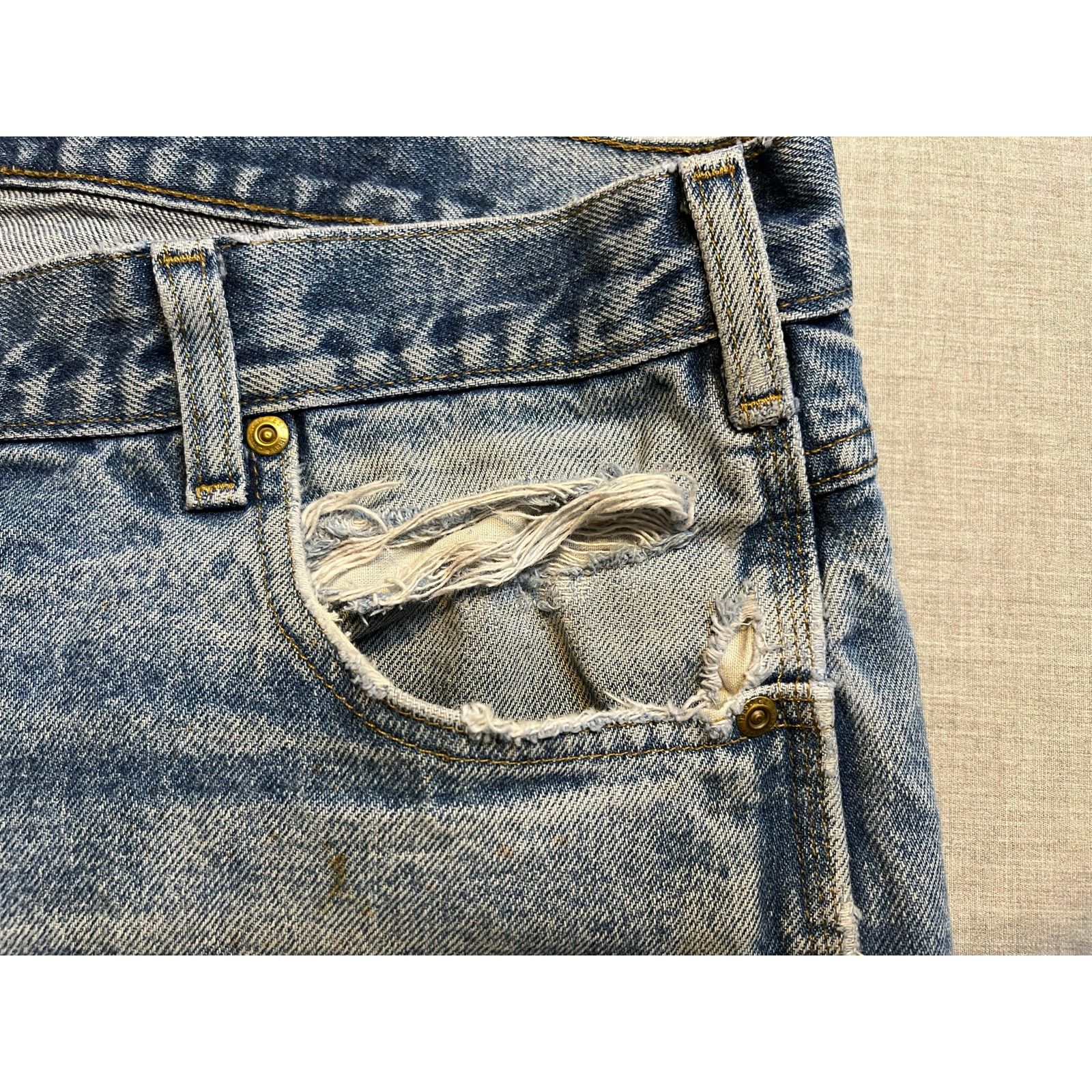 Carhartt Carhartt Faded Carpenter Workwear Jeans 40x32 Size US 40 / EU 56 - 6 Thumbnail