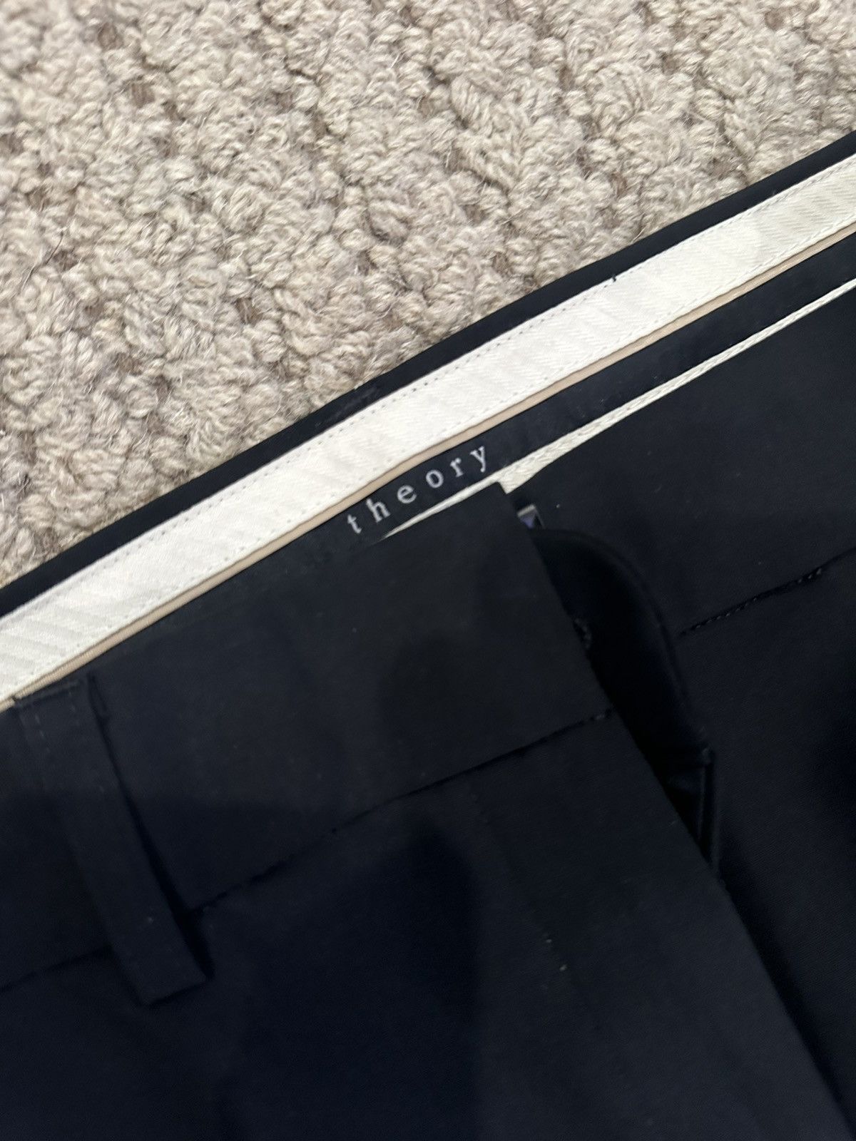 Theory Vintage Wide Leg Theory Pants Size 27" / US 4 / IT 40 - 2 Thumbnail