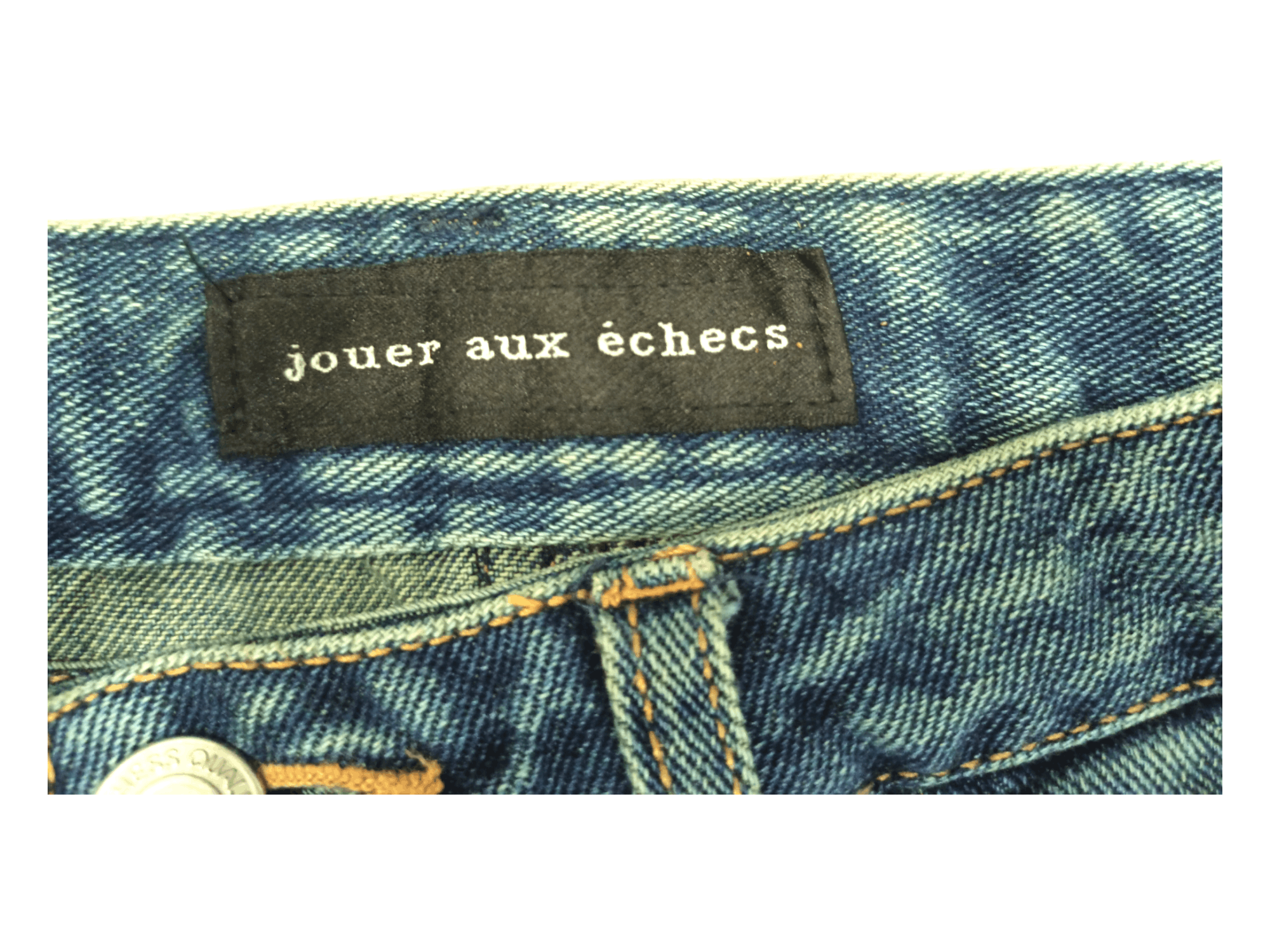 Jouex Aux Echecs Lace Up Mud Mad Flared Jeans