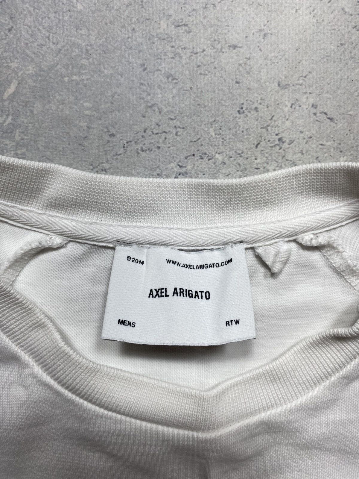 Axel Arigato Axel Arigato Mens White T-Shirt Size US M / EU 48-50 / 2 - 7 Thumbnail