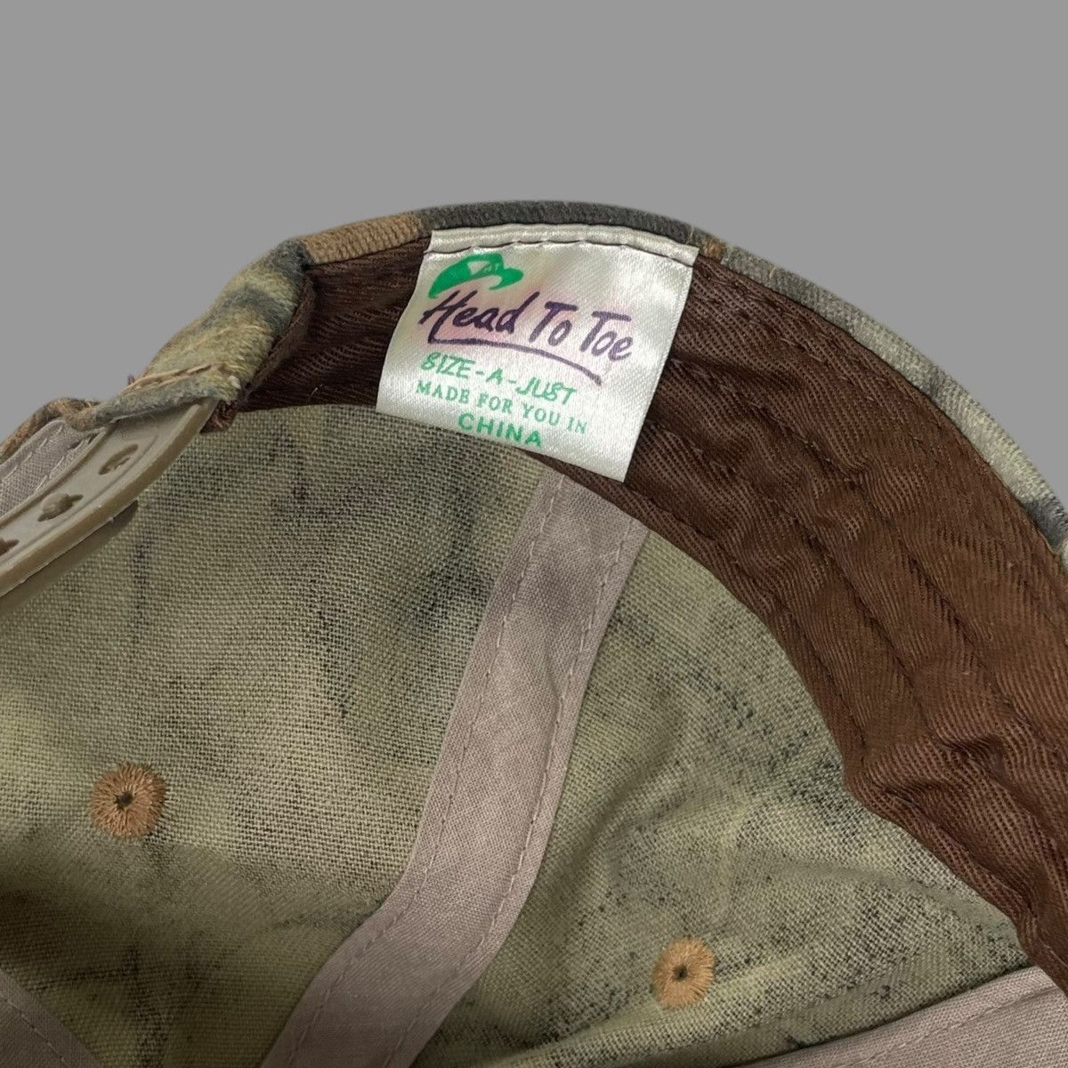 Vintage Vintage 90s camo Air Force hat Size ONE SIZE - 5 Thumbnail