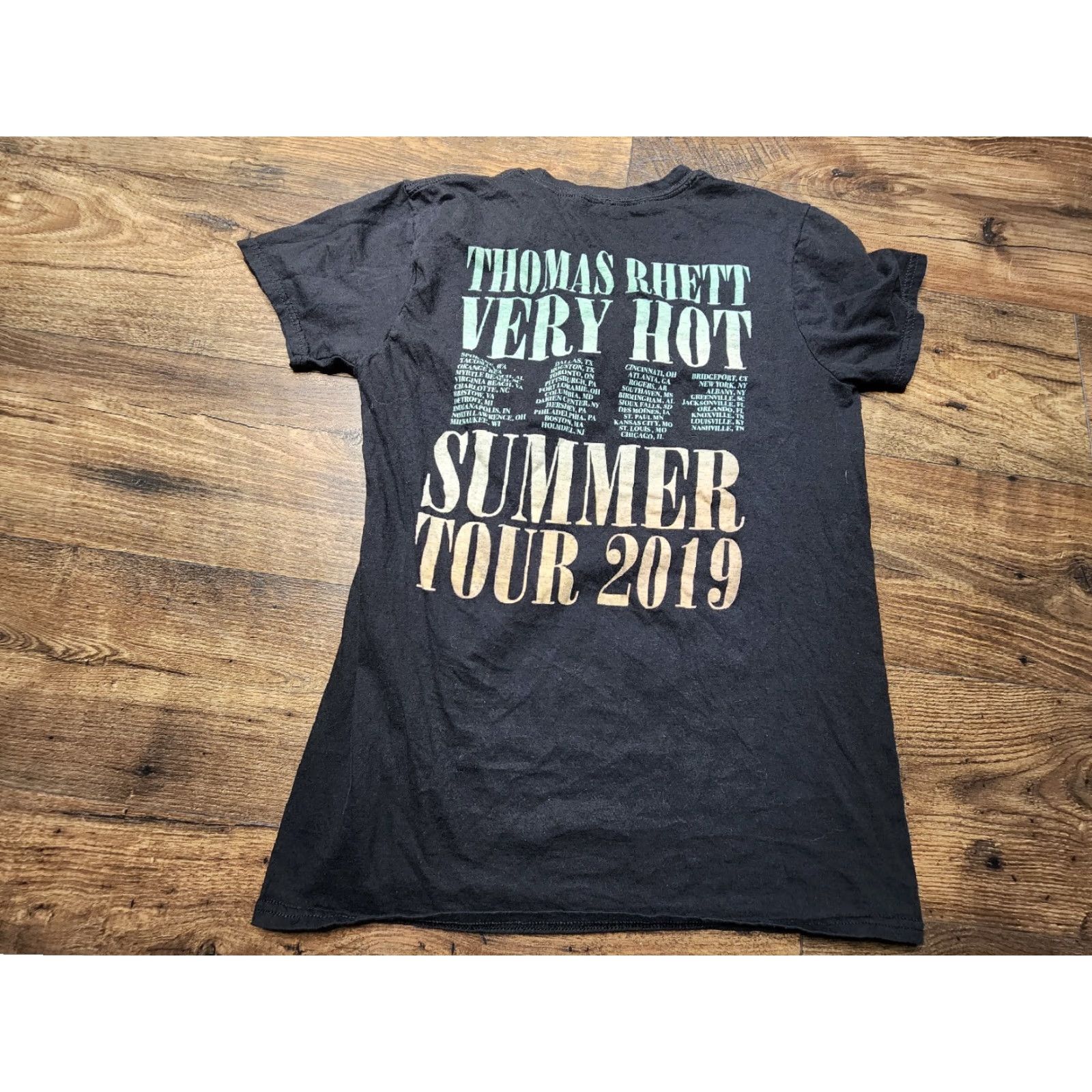 Doublet Thomas Rhett Very Hot Summer 2019 Tour Size M Concert T-Shirt Double Sided Size US M / EU 48-50 / 2 - 2 Thumbnail