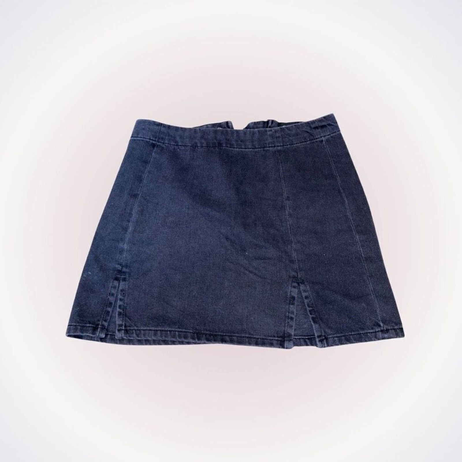 Bdg BDG Urban Outfitters Black Denim Mini Skirt | Sz S Size 27" / US 4 / IT 40 - 1 Thumbnail
