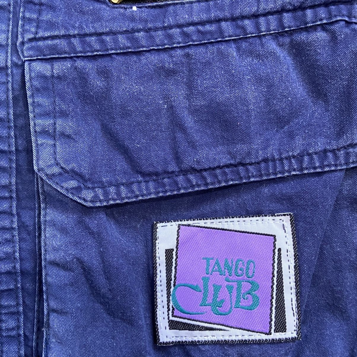 Vintage RARE Vintage 90s Blue Utility Cargo Shorts Drawstring Size US 28 / EU 44 - 7 Thumbnail