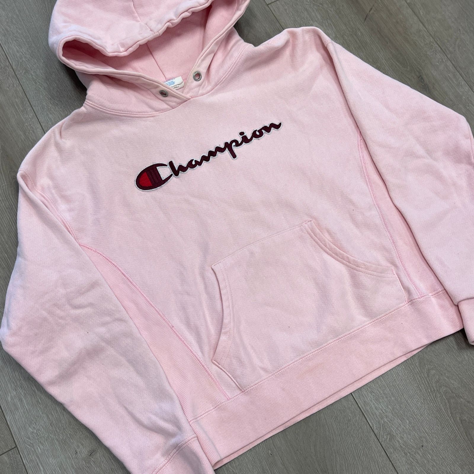 Champion Champion Pink Sweater Pullover Hoodie Size Small S B15 Size S / US 4 / IT 40 - 2 Thumbnail