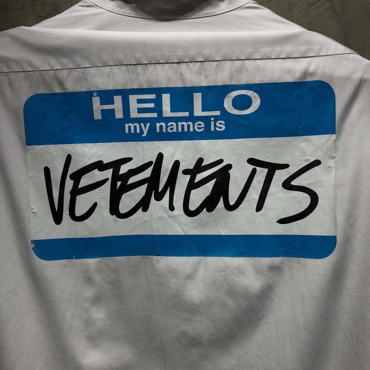 Vetements Vetements “My Name Is” Button Down long sleeves fit 4XL Size US XXL / EU 58 / 5 - 3 Thumbnail