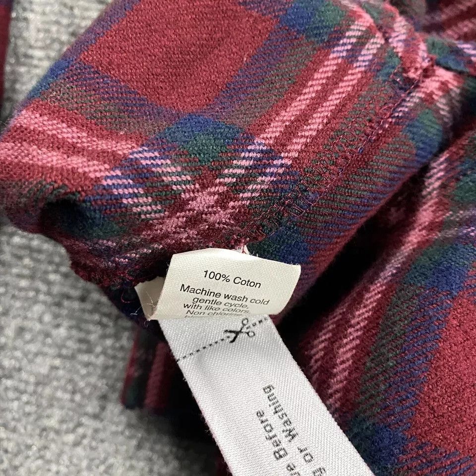 Madewell Madewell Flannel Top Womens Small Window Pane Check Shirt Size S / US 4 / IT 40 - 8 Thumbnail