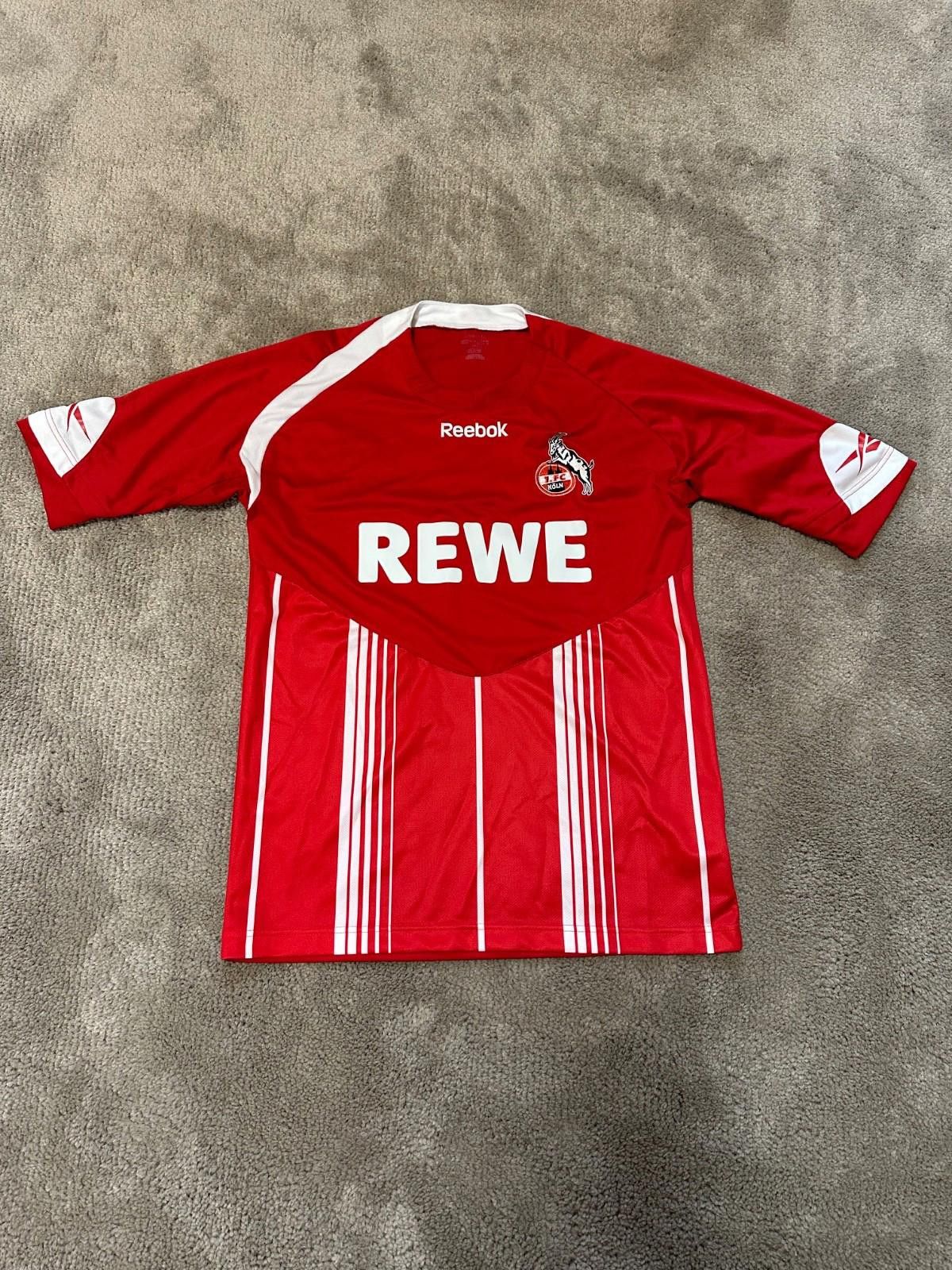 Reebok KOLN 2010 2011 HOME FOOTBALL SHIRT SOCCER JERSEY REEBOK sz L Size US L / EU 52-54 / 3 - 1 Thumbnail