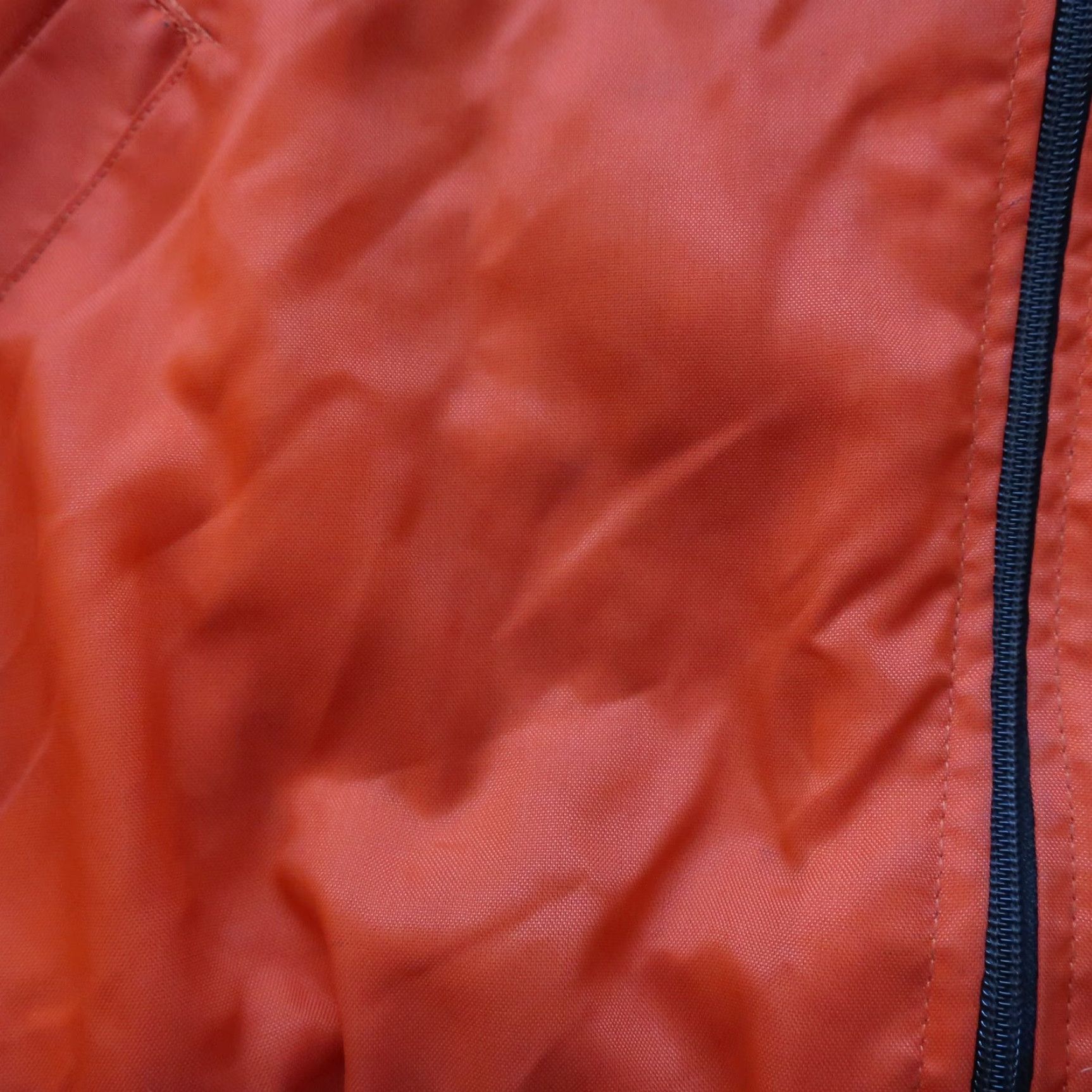 Harley Davidson Vintage Harley Davidson Eagle Bomber Jacket Slim Medium Orange / Black Mens Jacket USA 80s 90s 80s Harley Davidson USA Bomber Jacket Mens Size US M / EU 48-50 / 2 - 3 Thumbnail