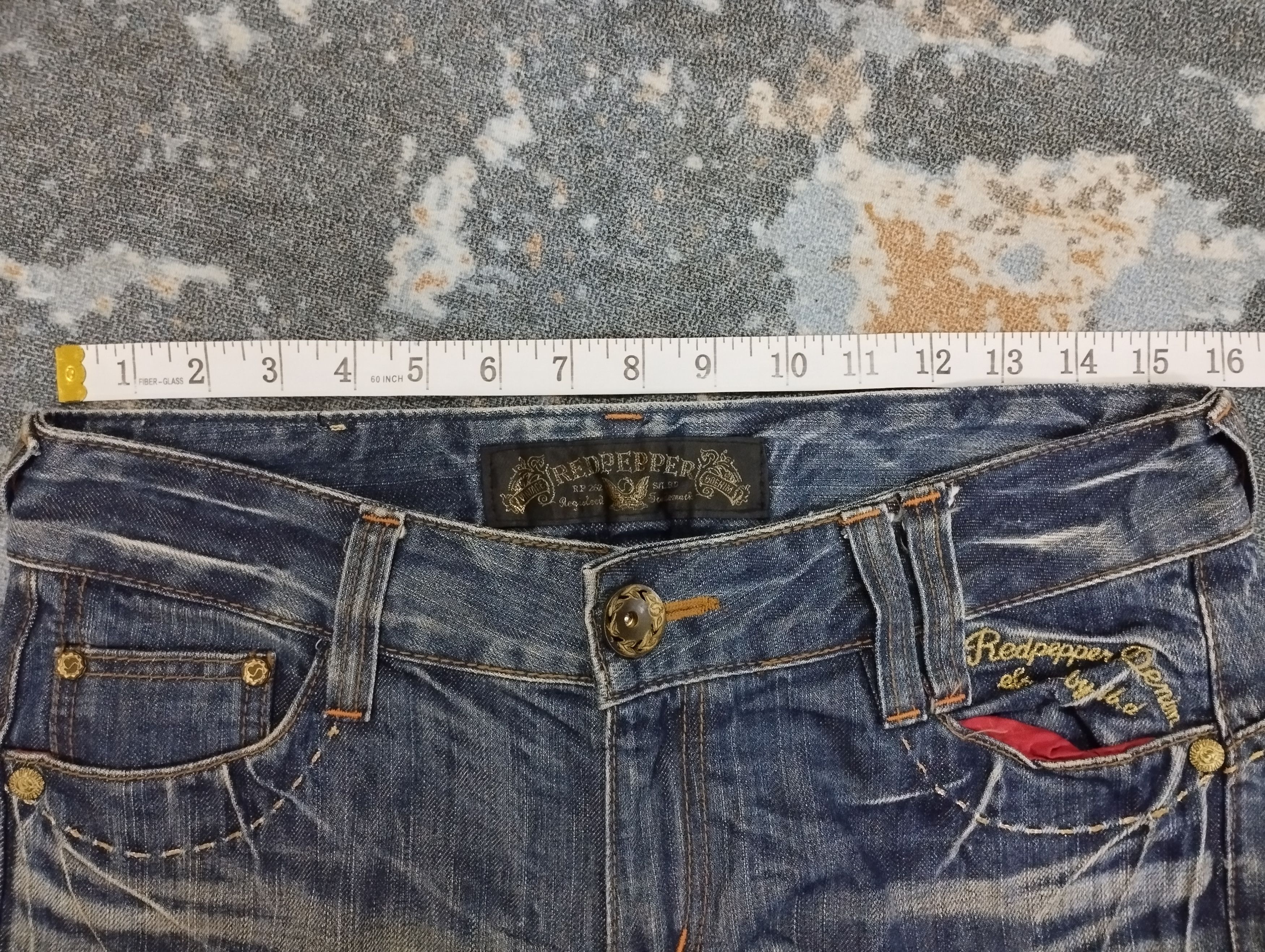 If Six Was Nine × Jean × Tornado Mart Flare Jeans Japan Redpepper Lightning Wash Bootcut Jeans Size US 31 - 5 Thumbnail