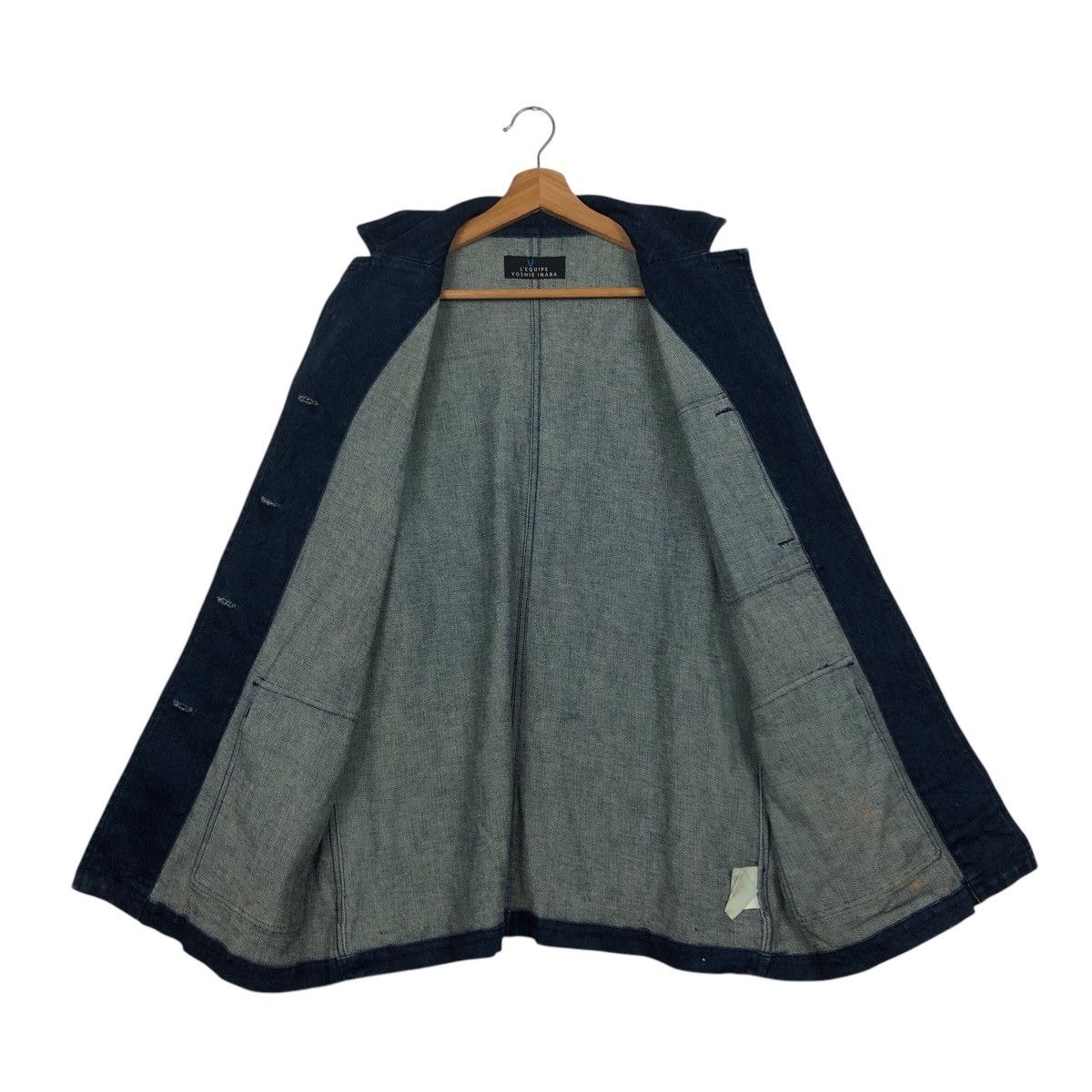 Japanese Brand 📌Vintage Hickory Chore Jacket Denim Yoshie Inaba Japan Size US M / EU 48-50 / 2 - 14 Thumbnail