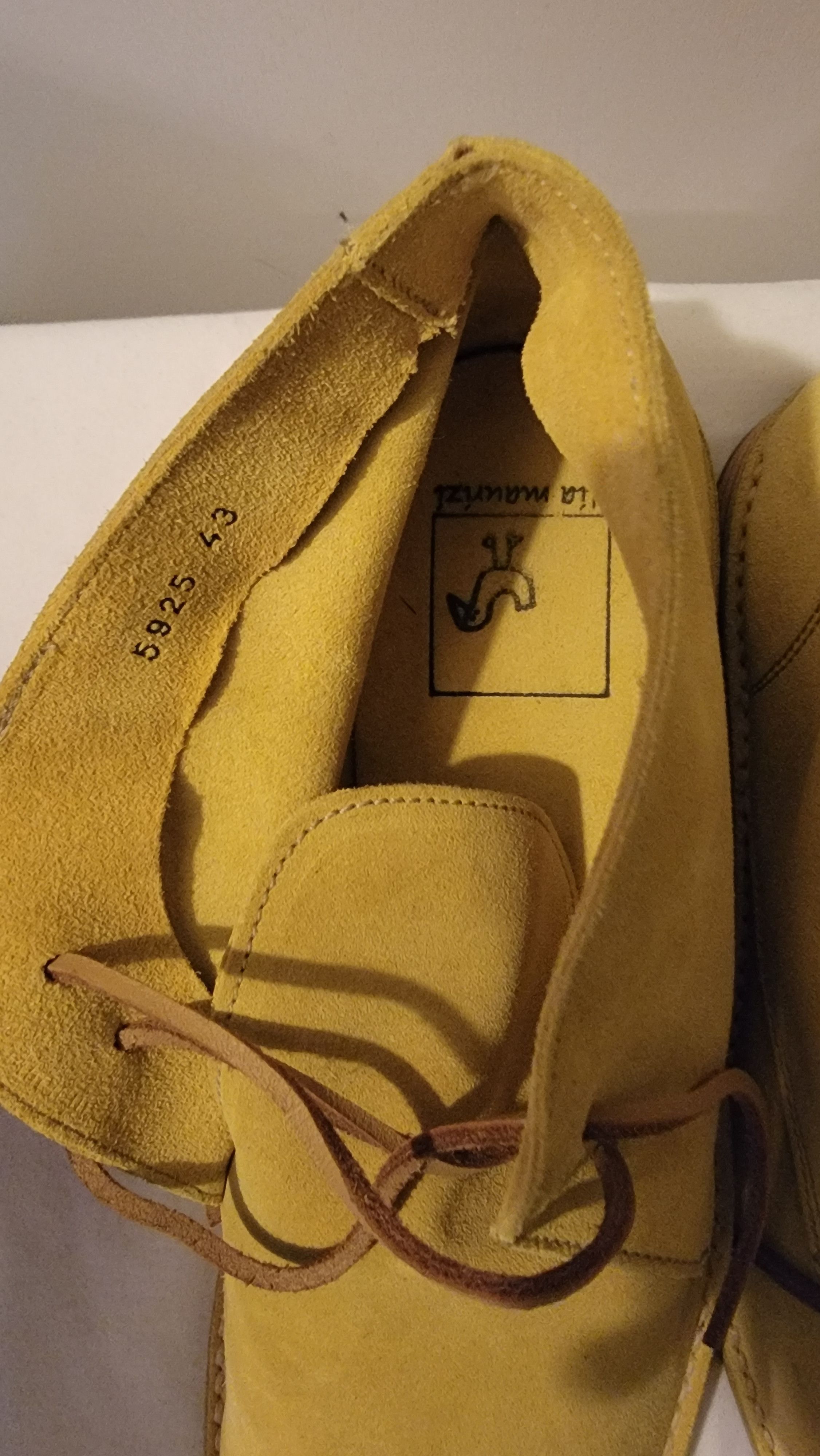 Elia Maurizi Suede yellow desert boots Size US 10 / EU 43 - 8 Thumbnail