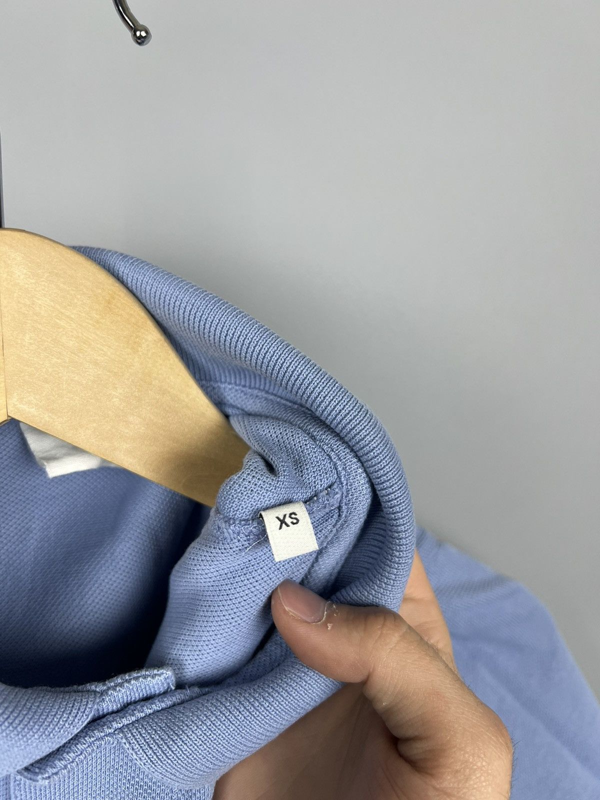 AMI AMI de Coeur Polo Shirt M Baby Blue Basic Japanese Paris y2k Size US XS / EU 42 / 0 - 15 Thumbnail