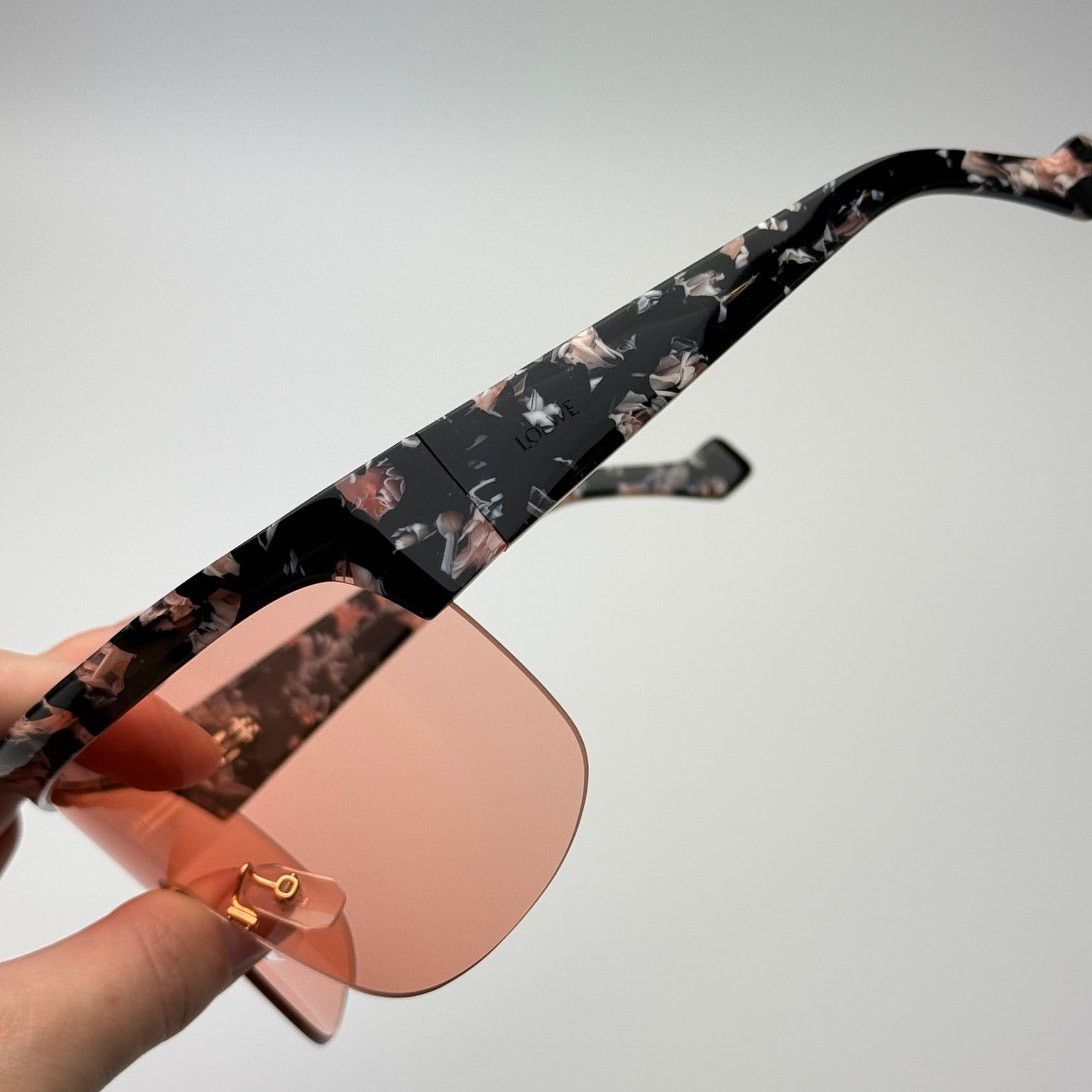 Loewe New Loewe Sunglasses LW40034U 55S Coloured Havana/Bordeaux Size ONE SIZE - 6 Thumbnail