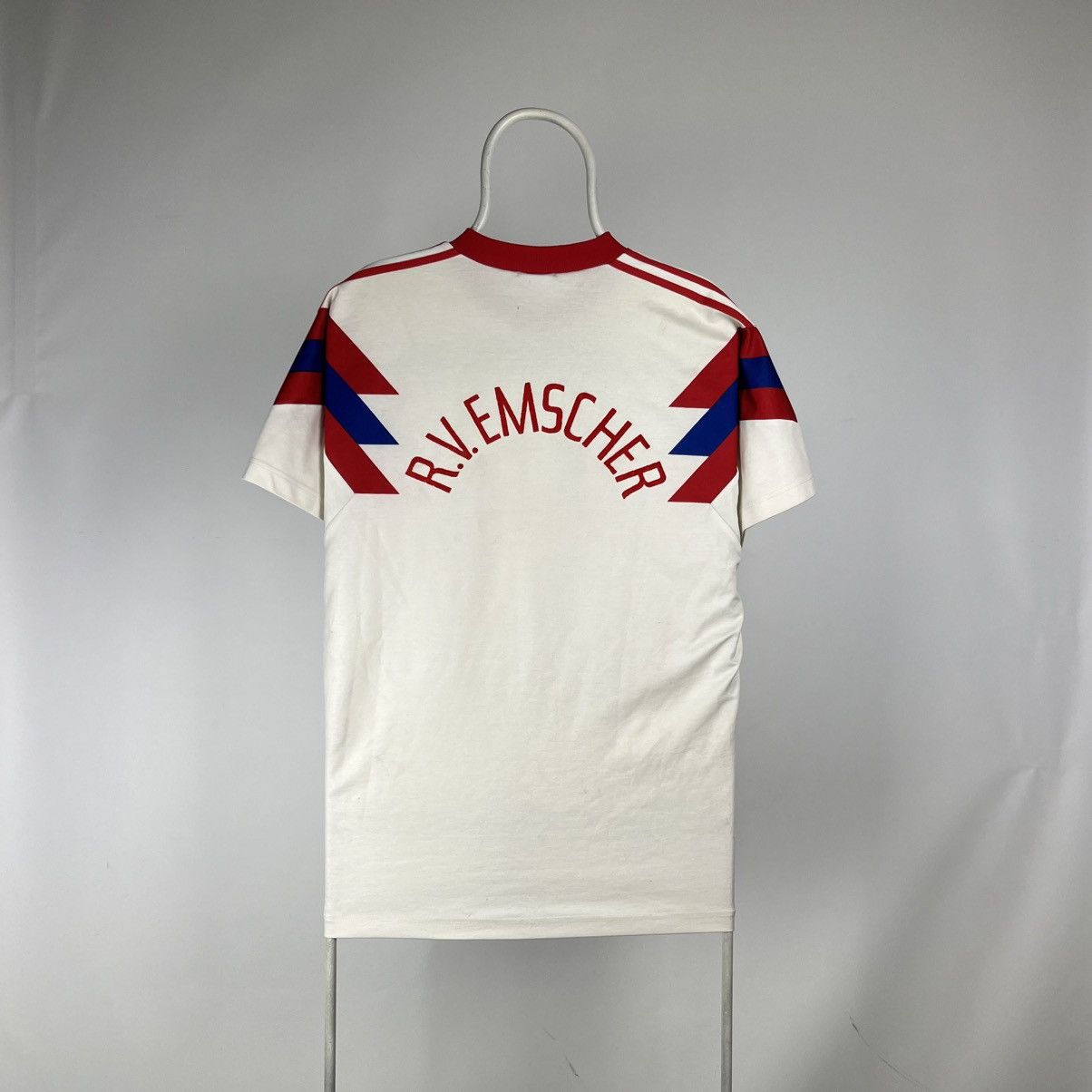 Adidas Vintage Adidas Tshirt 80s Trefoil R.V.EMSCHER Size US M / EU 48-50 / 2 - 2 Thumbnail