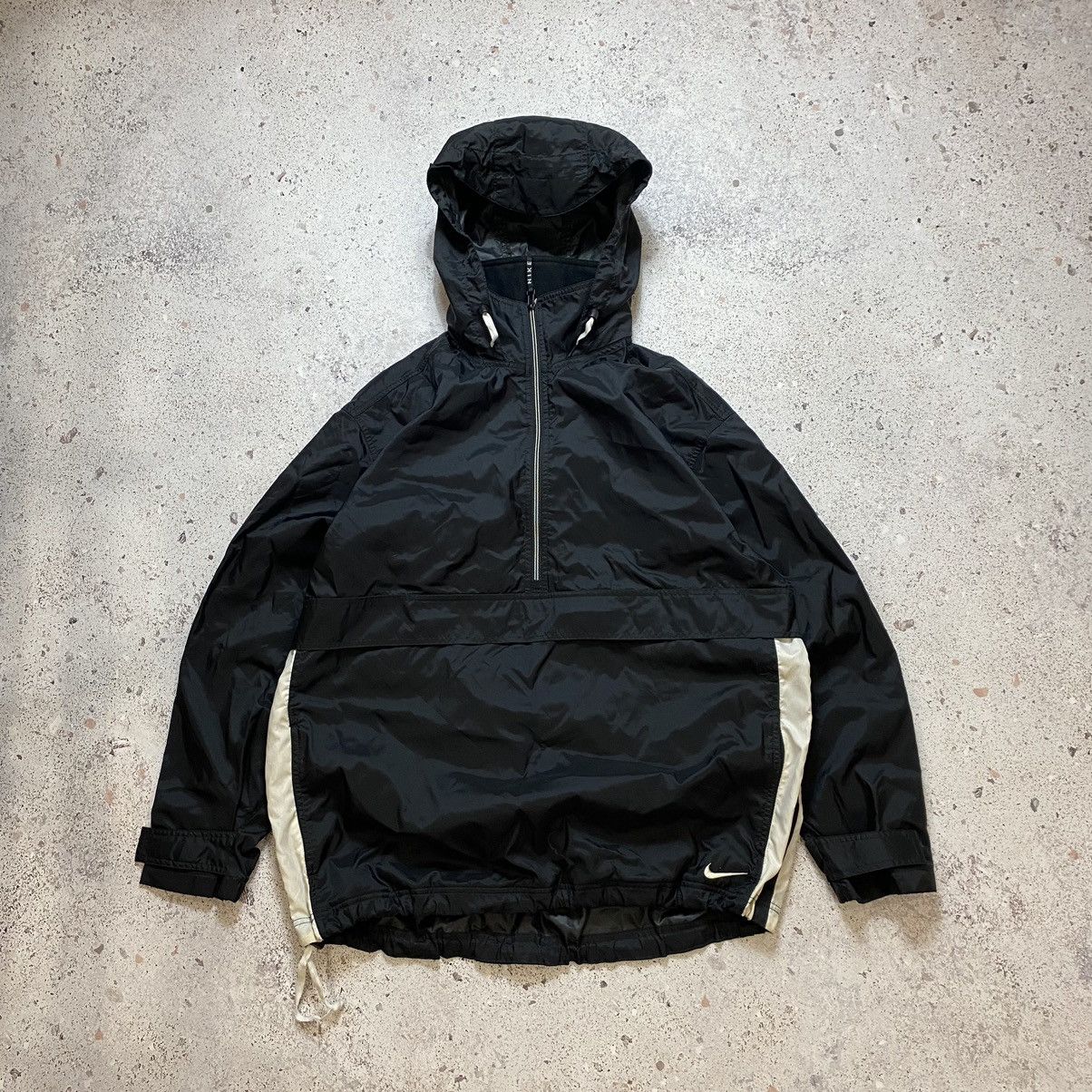 Nike × Vintage Vintage 90s Nylon Nike Jacket Mini Swoosh Baggy Fit Y2K Size US XL / EU 56 / 4 - 1 Thumbnail