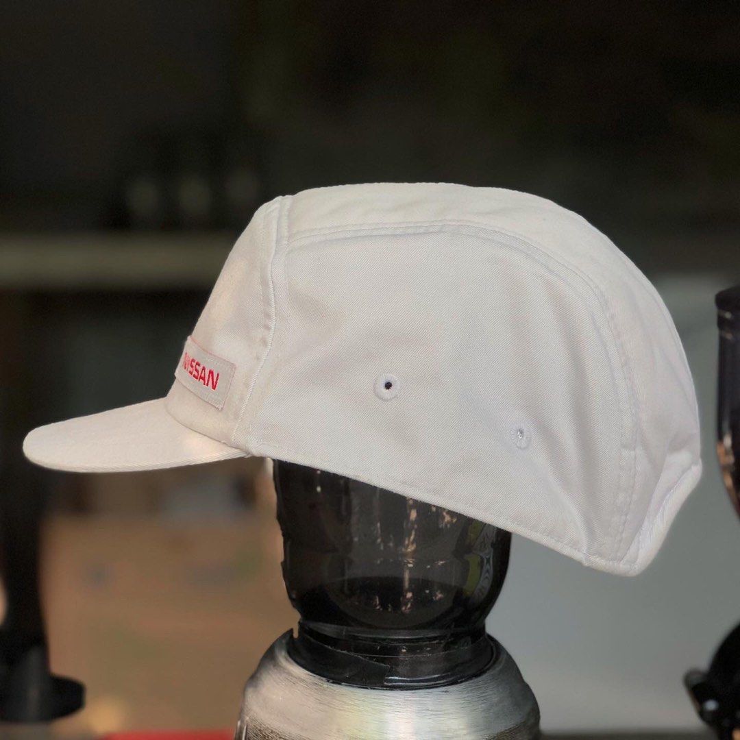 Nissan Vintage NISSAN 5 Panel Racing Cap Hat Adjustable Size ONE SIZE - 3 Thumbnail