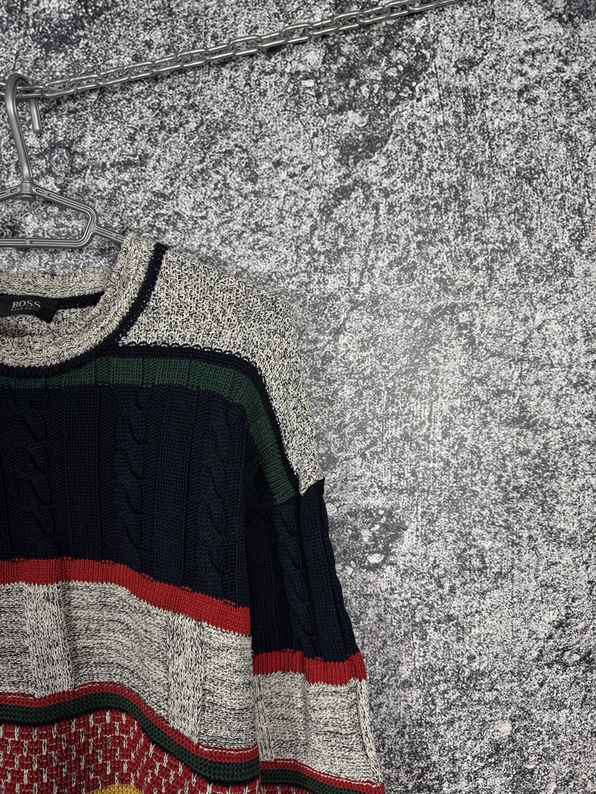 Hugo Boss BOSS Hugo Boss Vintage Knit Sweater Pullover Italy Made XL Size US XL / EU 56 / 4 - 2 Thumbnail