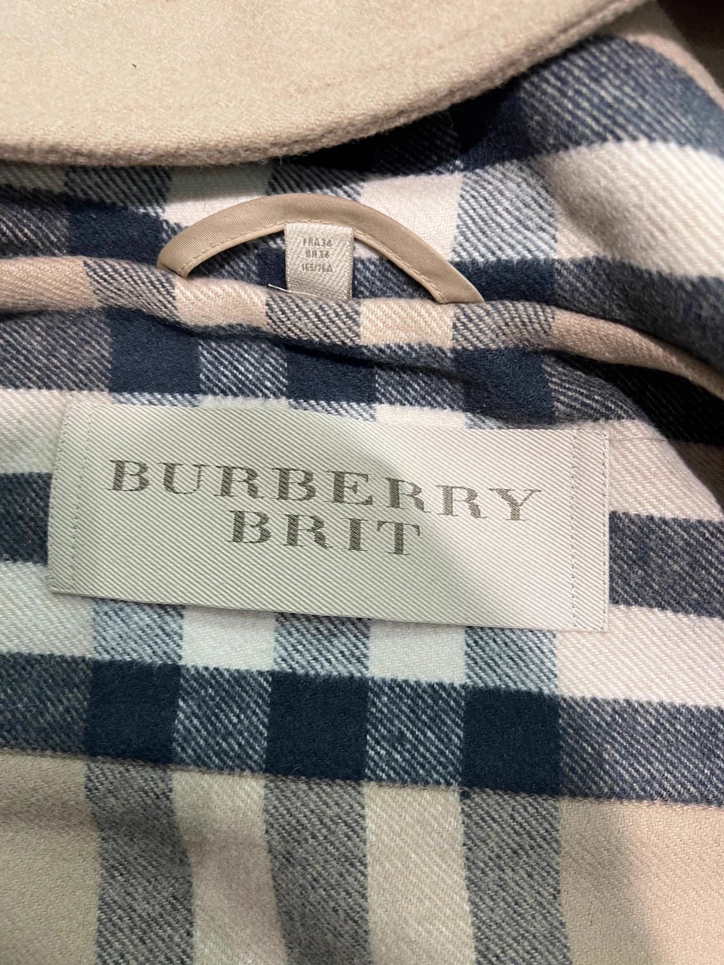 Burberry Burberry 99 New Wool Coat UK4 Black Size XS / US 0-2 / IT 36-38 - 3 Thumbnail