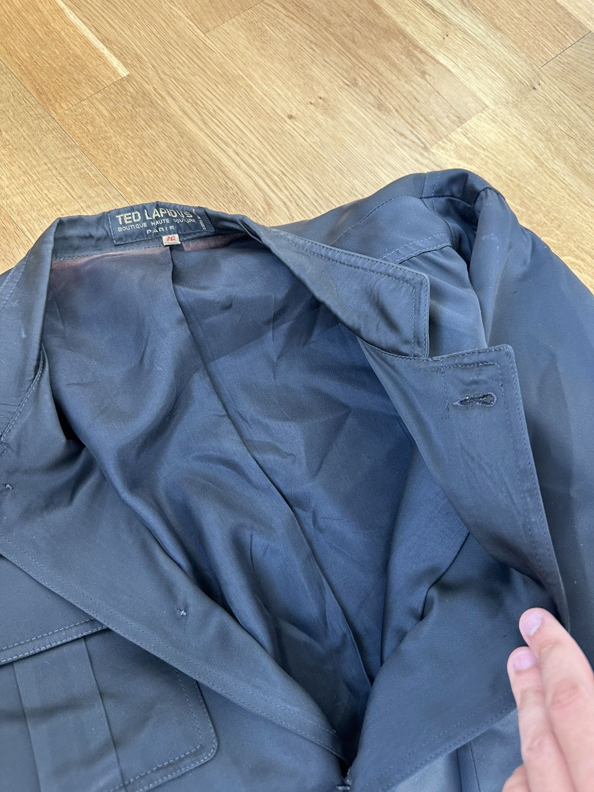 TED LAPIDUS Rare Ted Lapidus Button Light Jacket Multipocket Black Size US L / EU 52-54 / 3 - 13 Thumbnail
