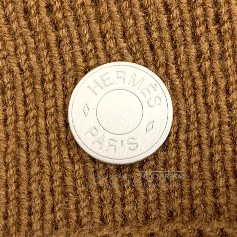 Hermes Hermes Dark brown cashmere collar five-inch sleeve knit sw Size M / US 6-8 / IT 42-44 - 5 Thumbnail