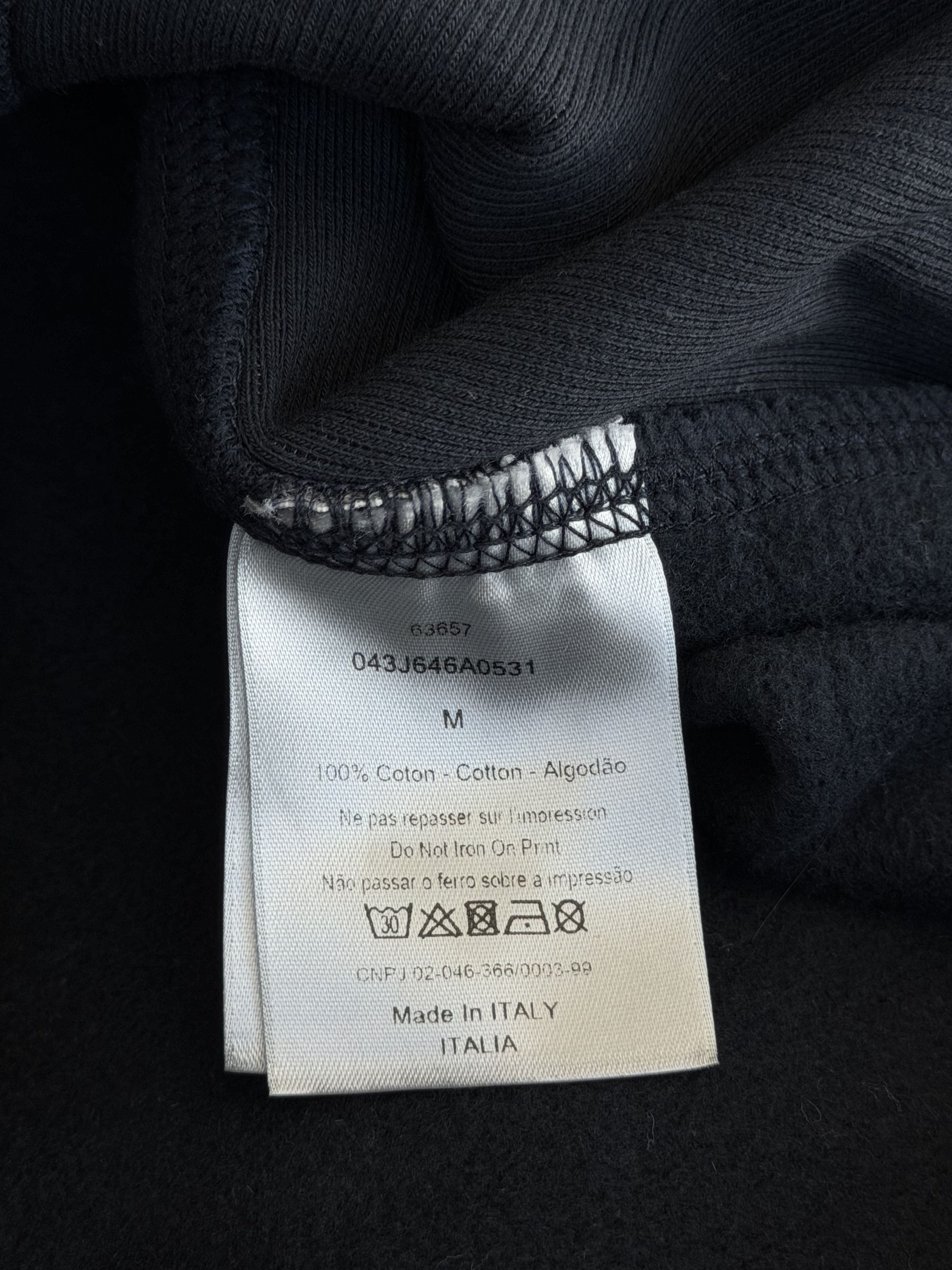 Dior Dior Faded Black & White Atelier Logo Hoodie Size US M / EU 48-50 / 2 - 4 Thumbnail