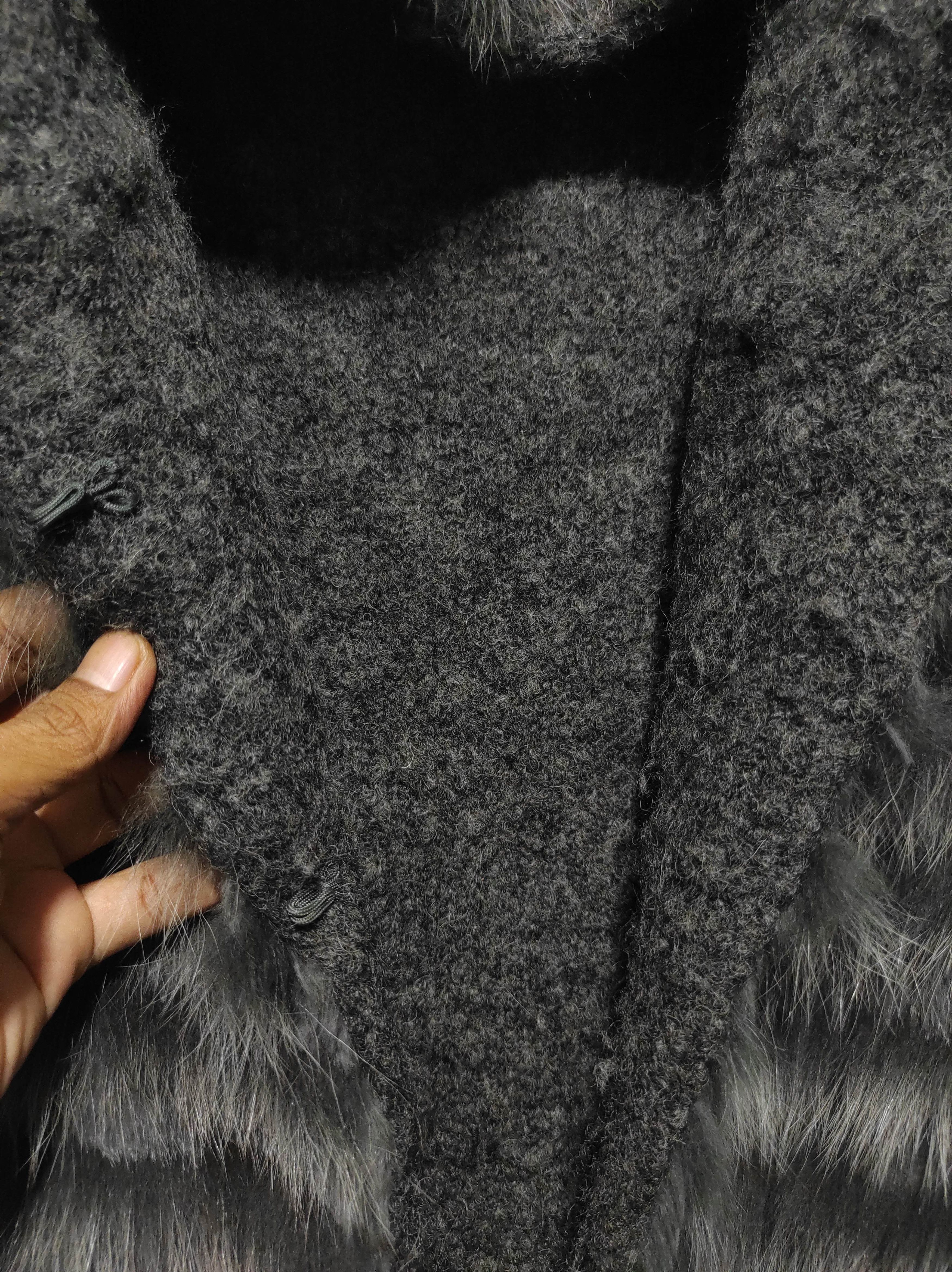 If Six Was Nine Sisley Knit Fur Hoodie IfSixWasNine LGB style Size L / US 10 / IT 46 - 10 Thumbnail