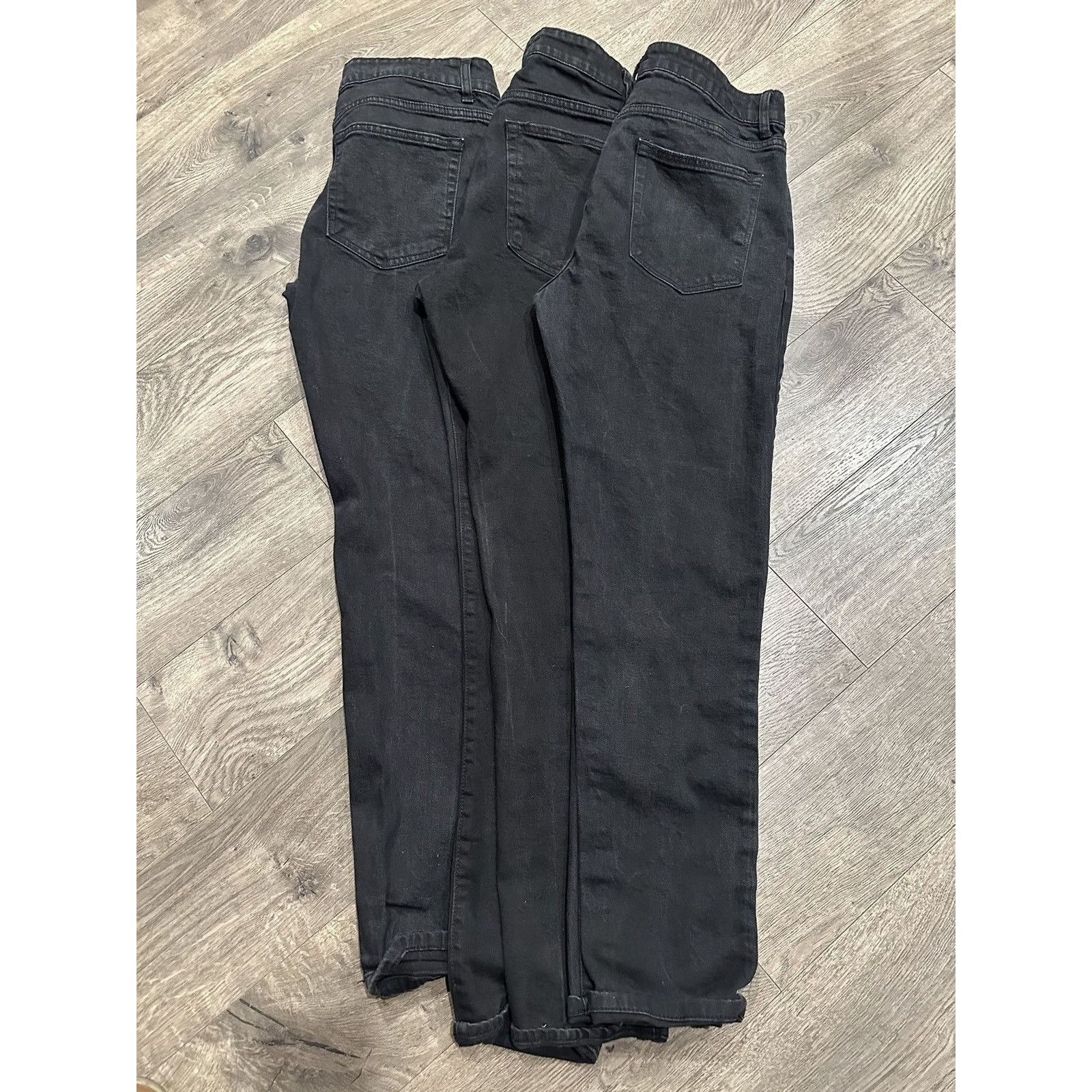Other Fashion Nova Men Black Skinny Jeans Denim 3 Piece Size US 34 / EU 50 - 6 Thumbnail
