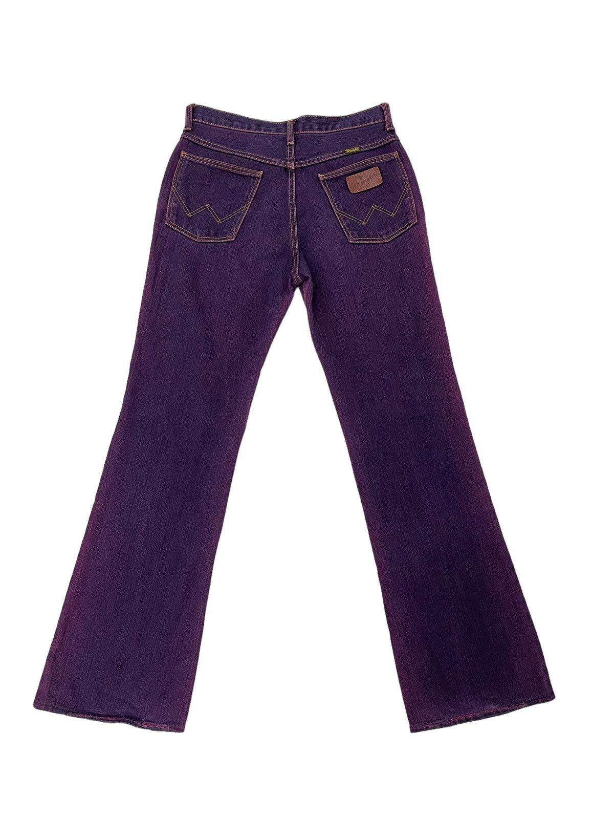 Wrangler Flare Jeans Vtg Wrangler Japan Distress Boot Cut 7🟦2 Size US 29 - 10 Thumbnail