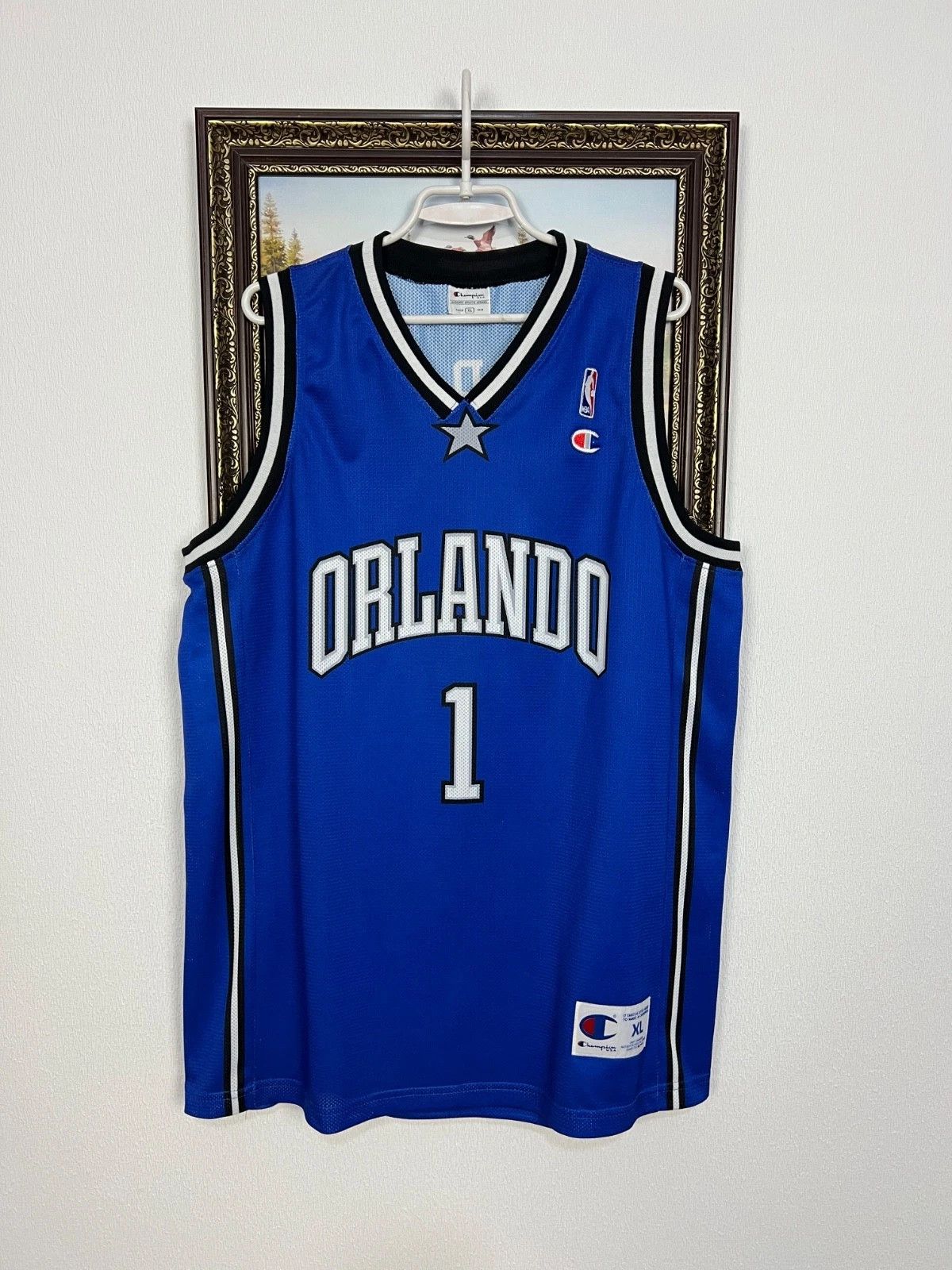 Champion Vintage 90's Champion Orlando Magic Tracy McGrady NBA Jersey Size US XL / EU 56 / 4 - 1 Thumbnail