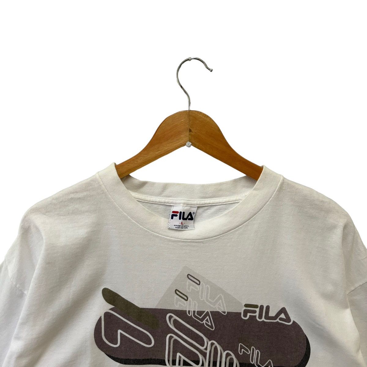 Fila × Vintage Vintage Fila Sportwear Tshirt Big Logo Size US L / EU 52-54 / 3 - 5 Thumbnail