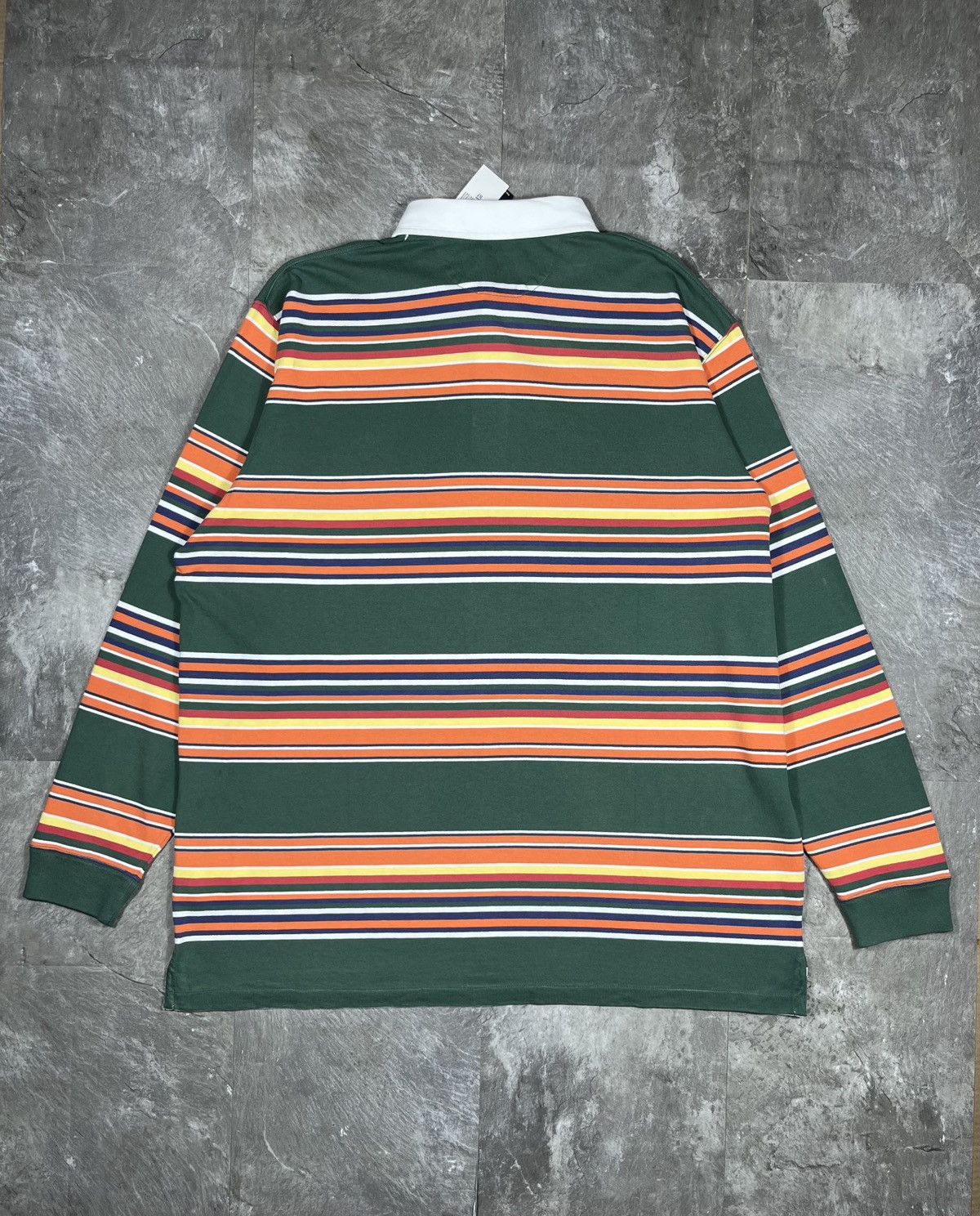 Polo Ralph Lauren Polo Ralph Lauren Multi-Color Striped Long Sleeve Rugby XXXL Size US XXL / EU 58 / 5 - 11 Thumbnail