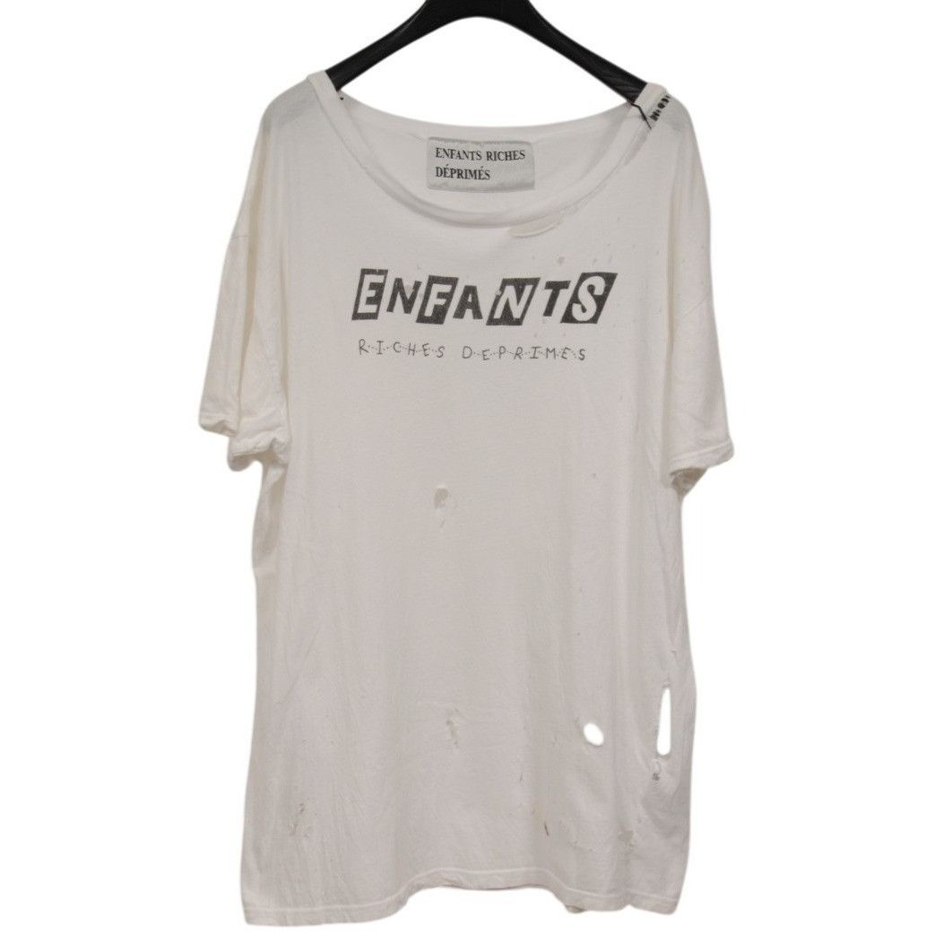 Enfants Riches Deprimes Ska Logo T Shirt White Black Size US XL / EU 56 / 4 - 1 Thumbnail