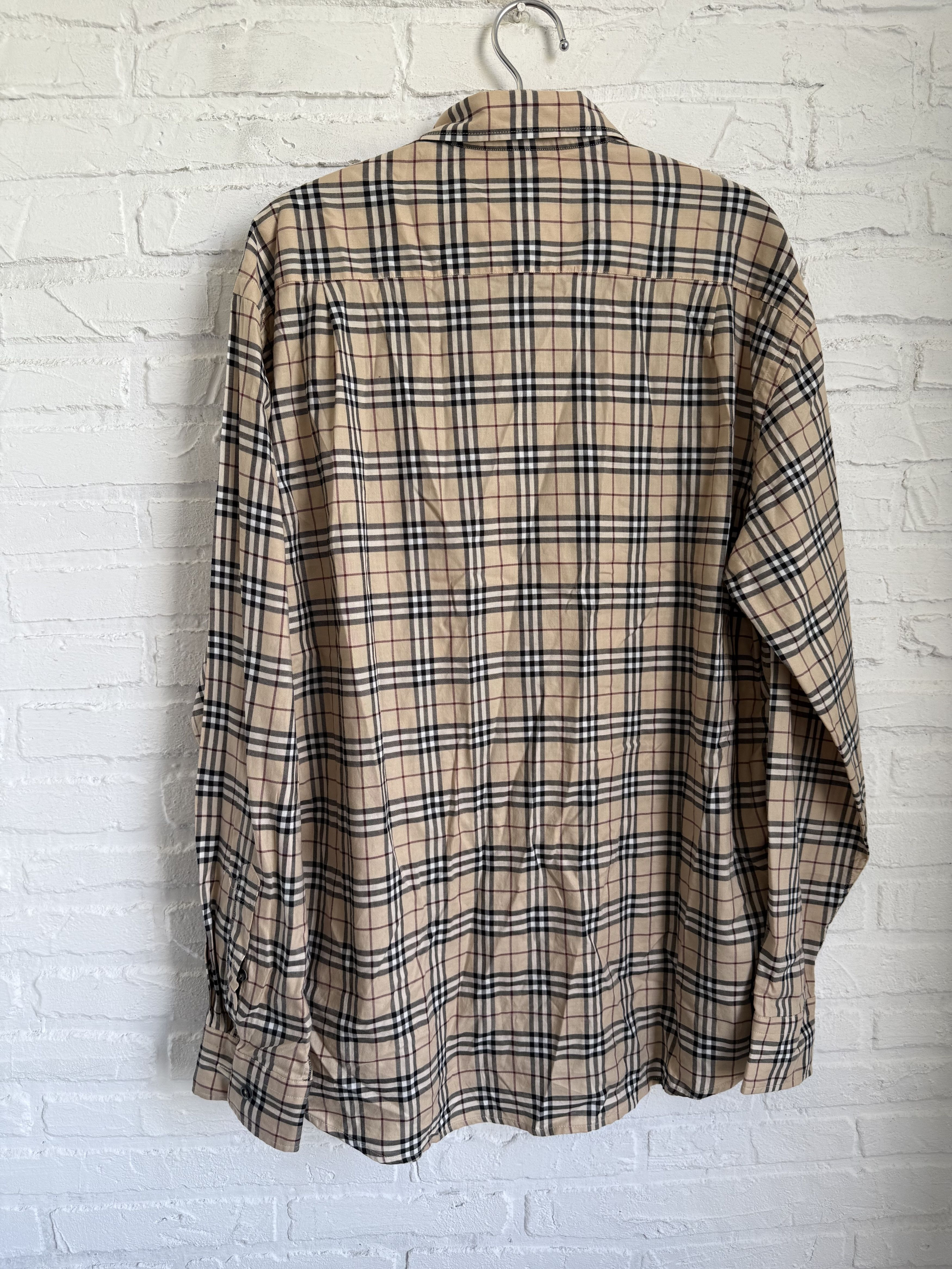 Burberry Vintage Burberry nova check shirt Size US XL / EU 56 / 4 - 8 Thumbnail