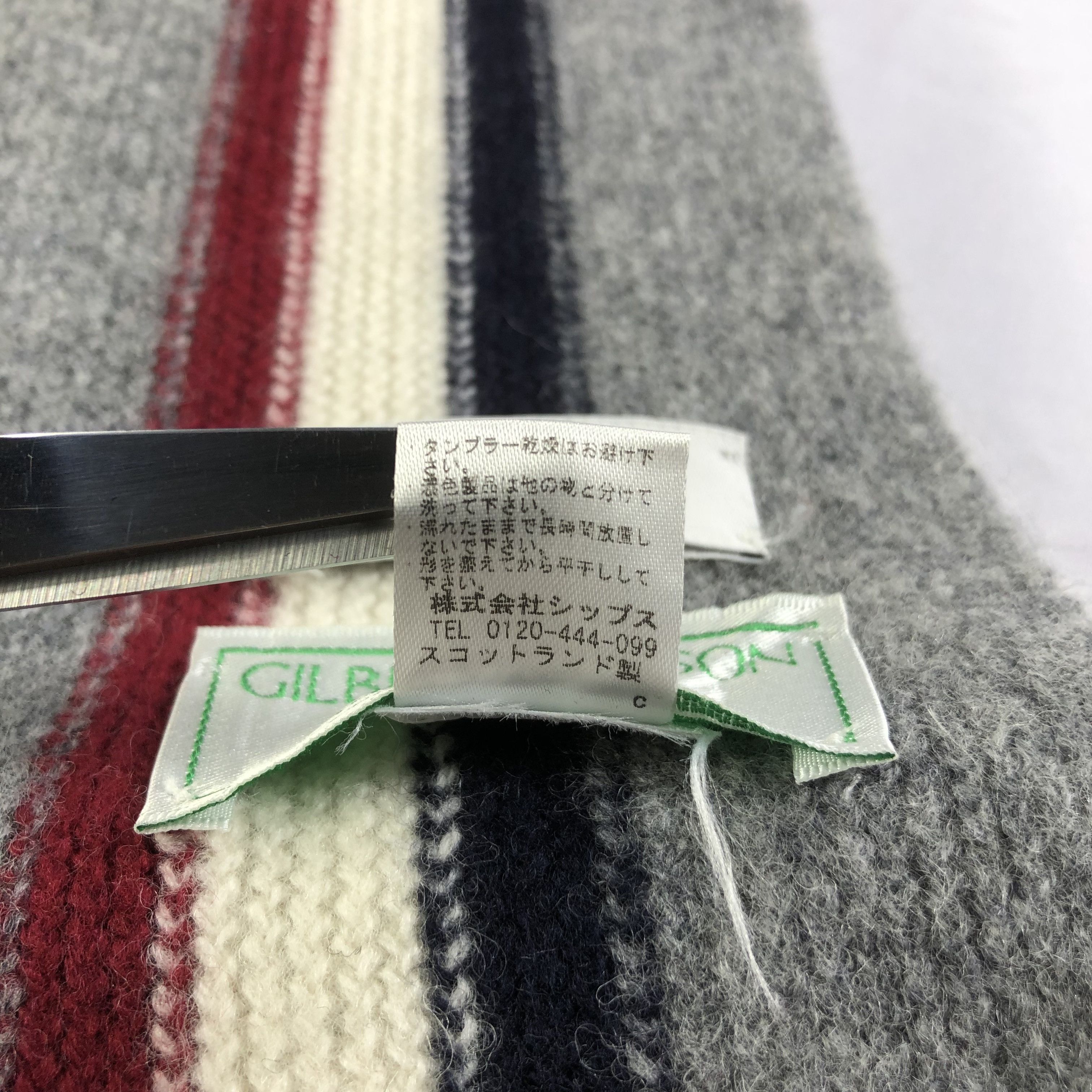 SHIPS Ships Knit Wool Scarf Muffler V1496 Size ONE SIZE - 5 Thumbnail