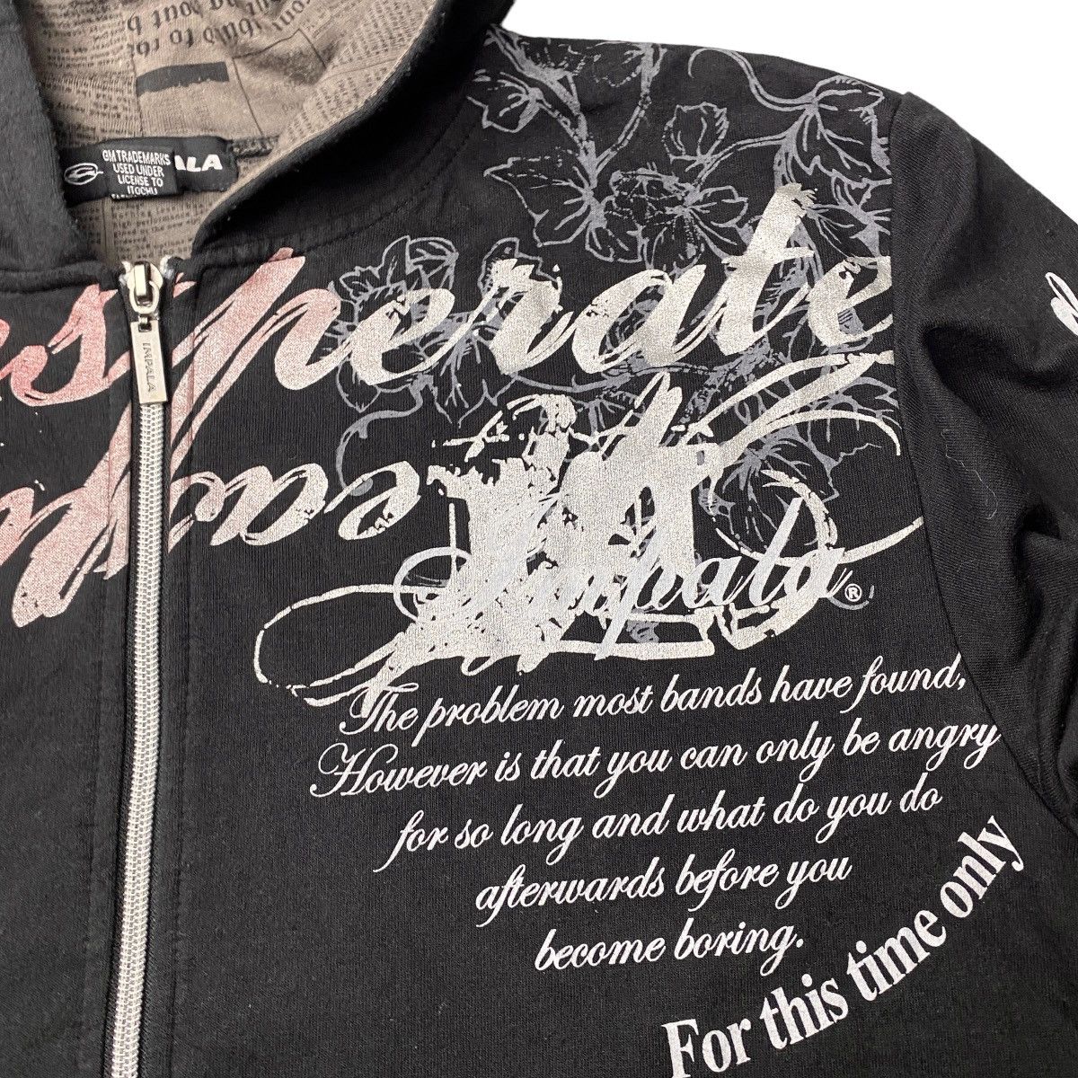 Hysteric Glamour 2000's Impala Desperate Poem Tattoo Hoodie Size US L / EU 52-54 / 3 - 4 Thumbnail