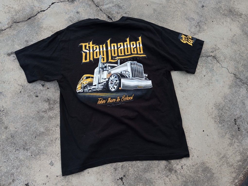 Other Stay Loaded 📦 Truckers Tshirt 🚛 Size US XL / EU 56 / 4 - 3 Thumbnail