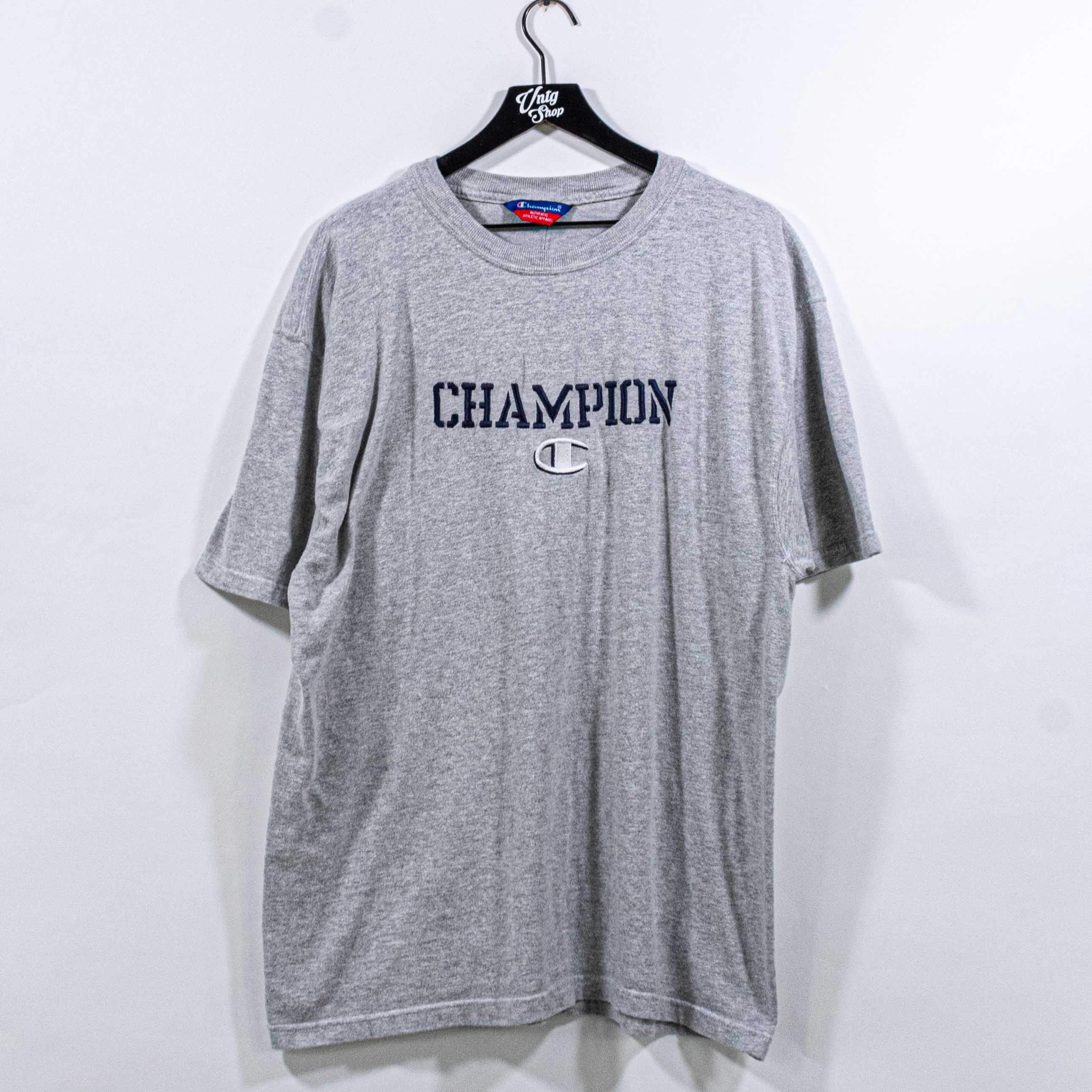 Champion embroidered logo tee on sale