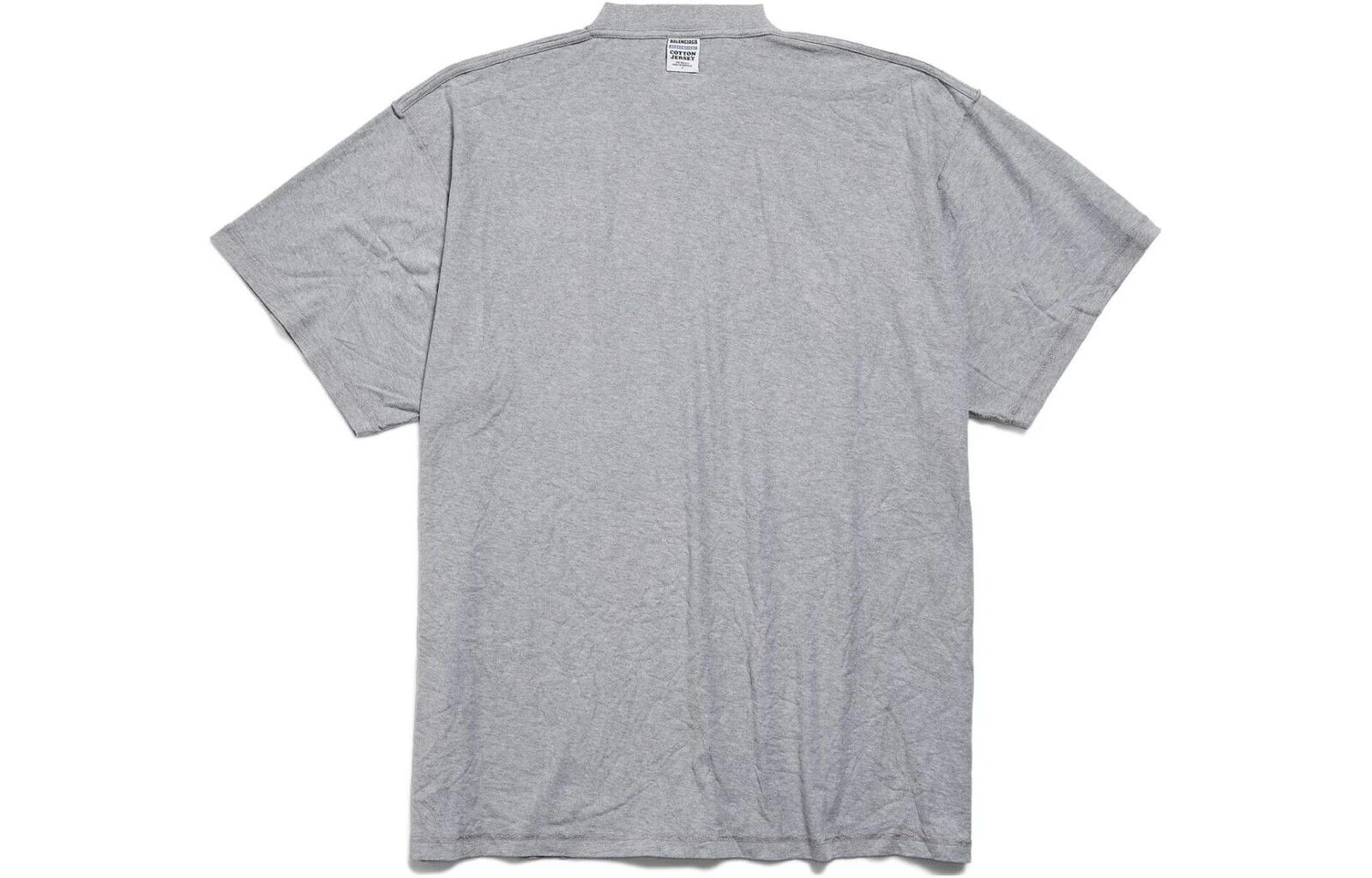 Balenciaga × eBay o1srvl11e0825 DUP / Ebay Inside-Out T-Shirt Oversized Grey Size US M / EU 48-50 / 2 - 2 Thumbnail