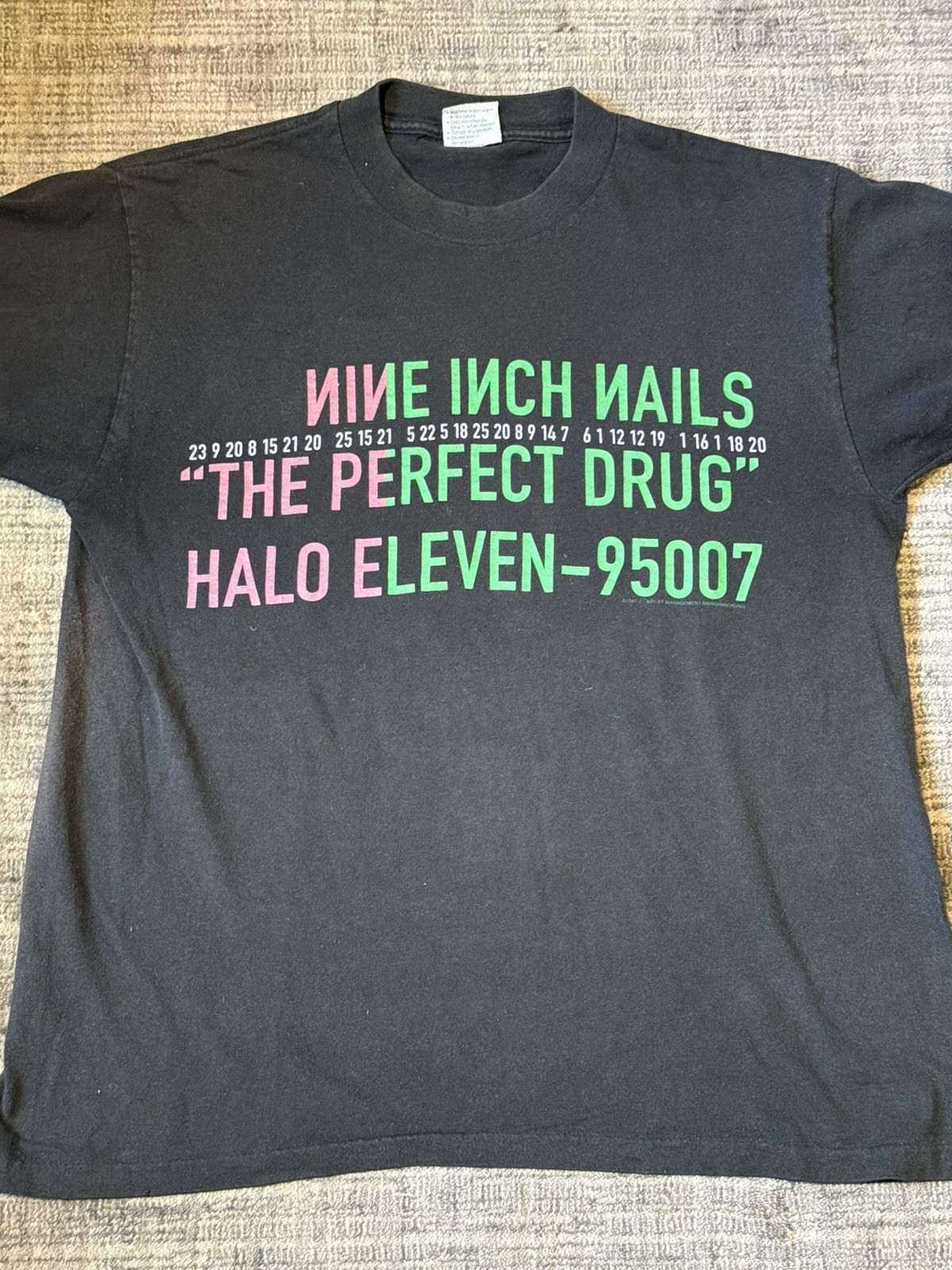 All Sport Nine Inch Nails Vintage Rare 90s 'The Perfect Drug' Shirt Size US L / EU 52-54 / 3 - 2 Thumbnail