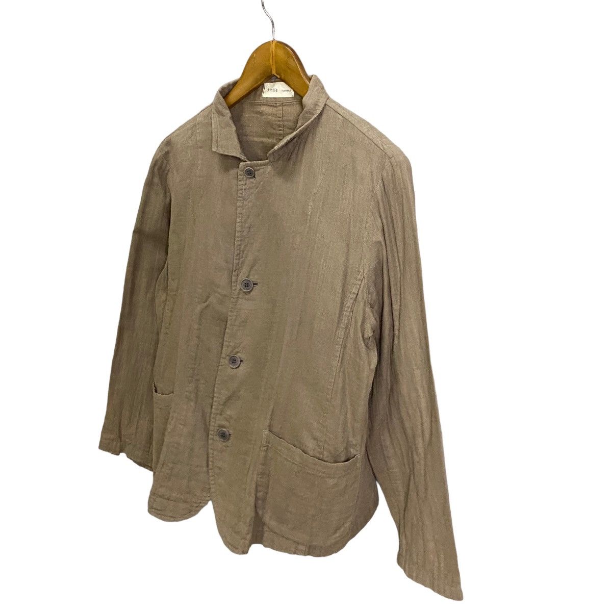 Issey Miyake 1 mile Plantation By Issey Miyake Olive Green Shirt Button Size US M / EU 48-50 / 2 - 3 Thumbnail