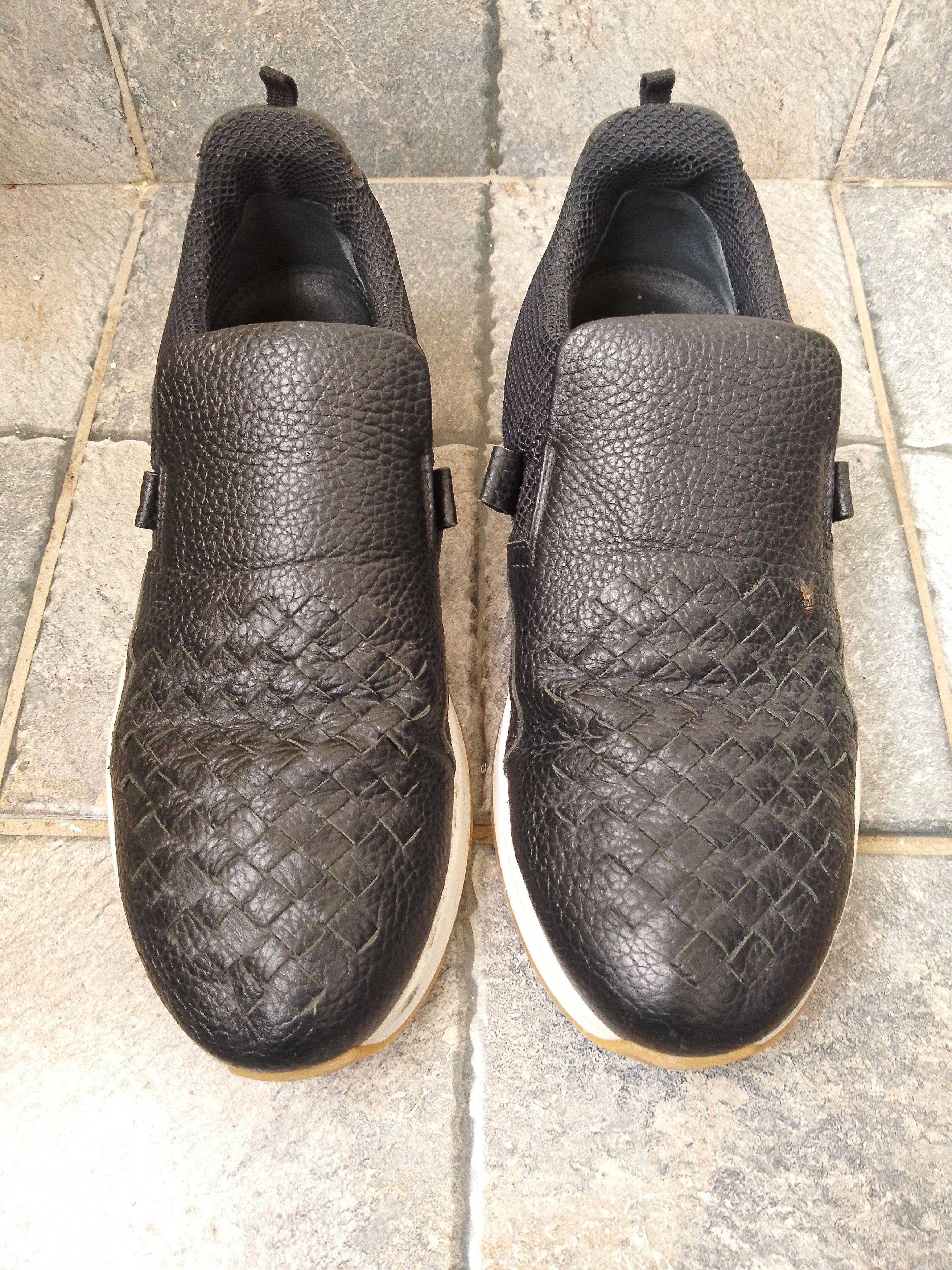Bottega Veneta Bottega veneta Intrecciato weave leather sneakers Size US 6 / EU 39 - 3 Thumbnail