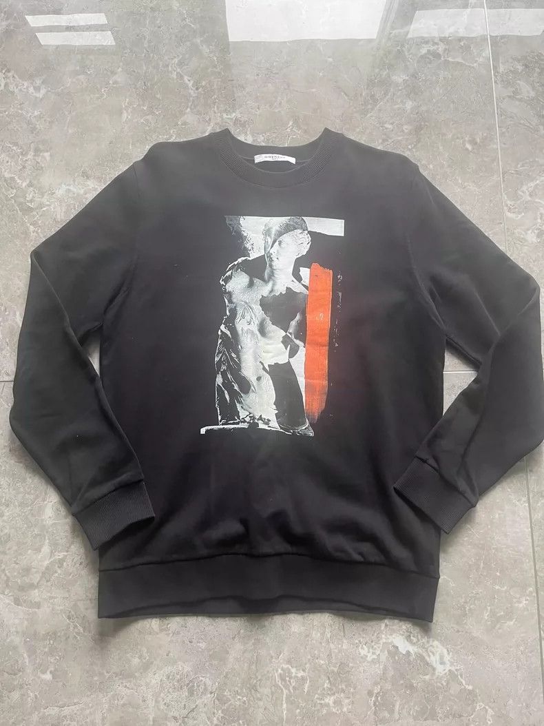 Givenchy Givenchy Men's Black Venus Statue Print Jersey Cotton Pull Size US M / EU 48-50 / 2 - 7 Thumbnail